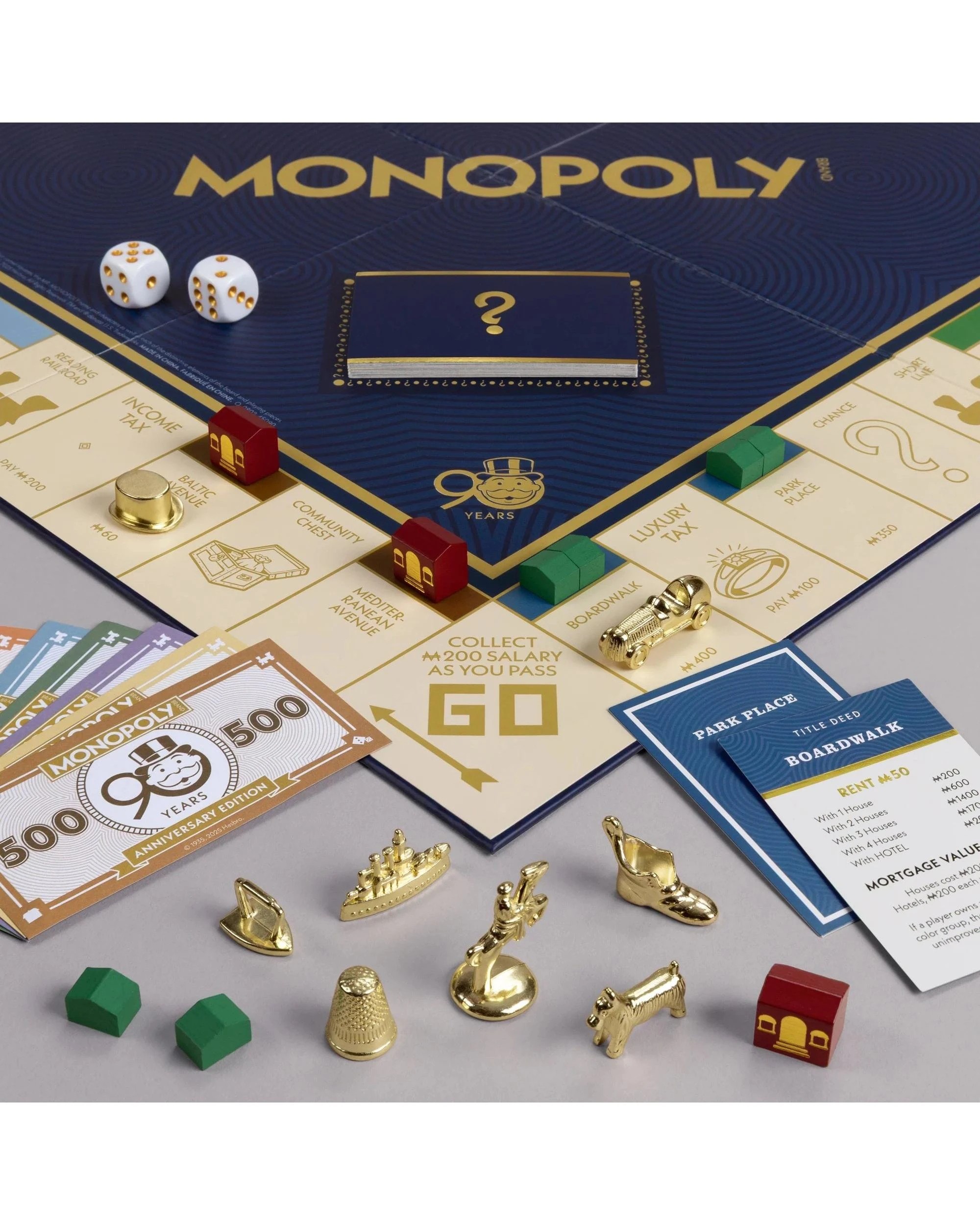 5 Monopoly 90th Anniversary Edition Board Game, 5 of 5
