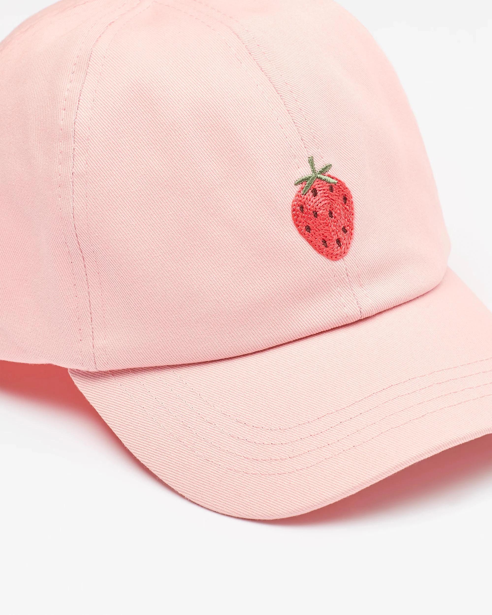 3 Target Kids Embroidered Cap PINK STRAWBERRY, 3 of 4