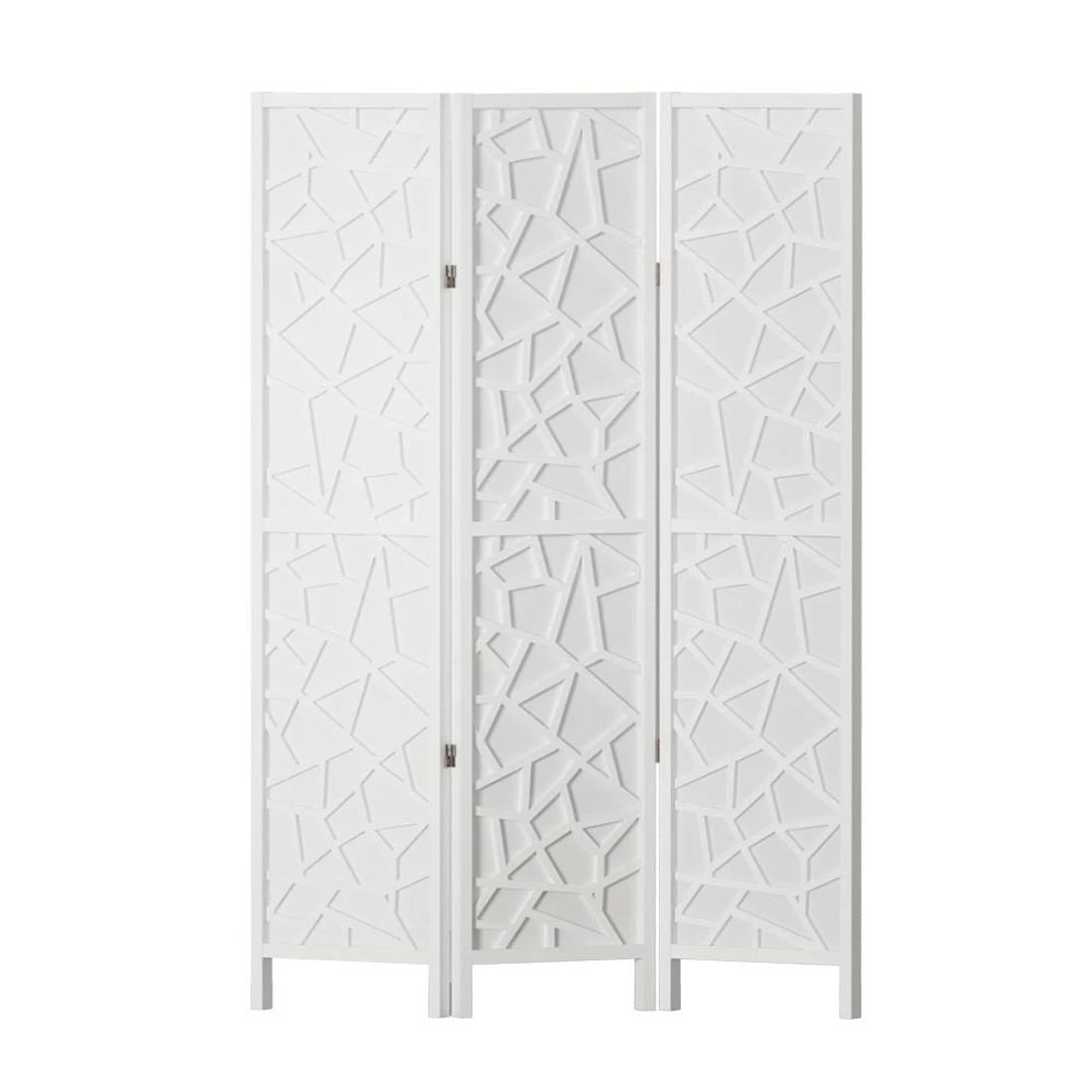 3 Artiss 3 Panel Room Divider Screen 122x170cm Clover - White, 3 of 7