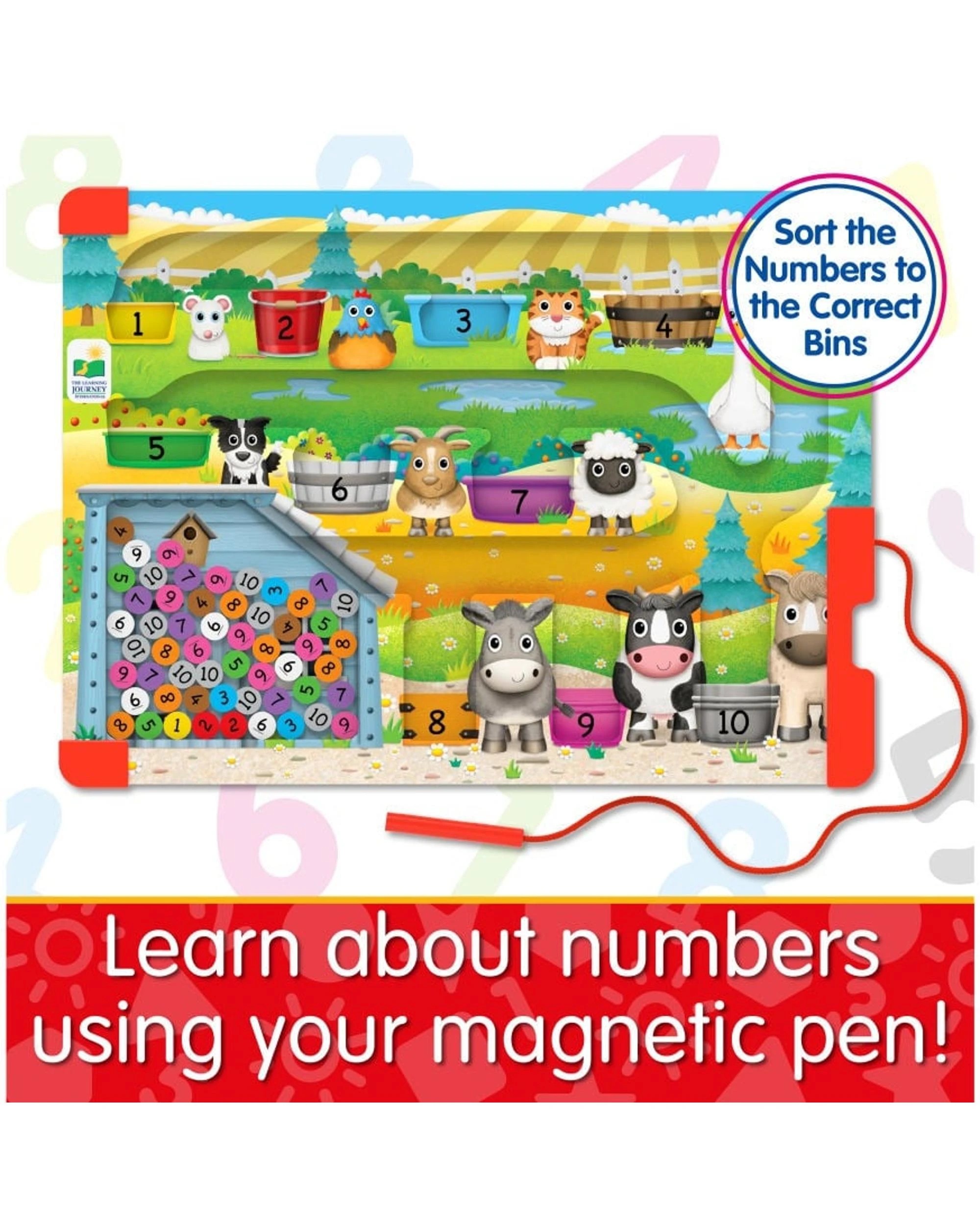 3 Sort and Learn Magnetic Puzzle Counting, 3 of 5