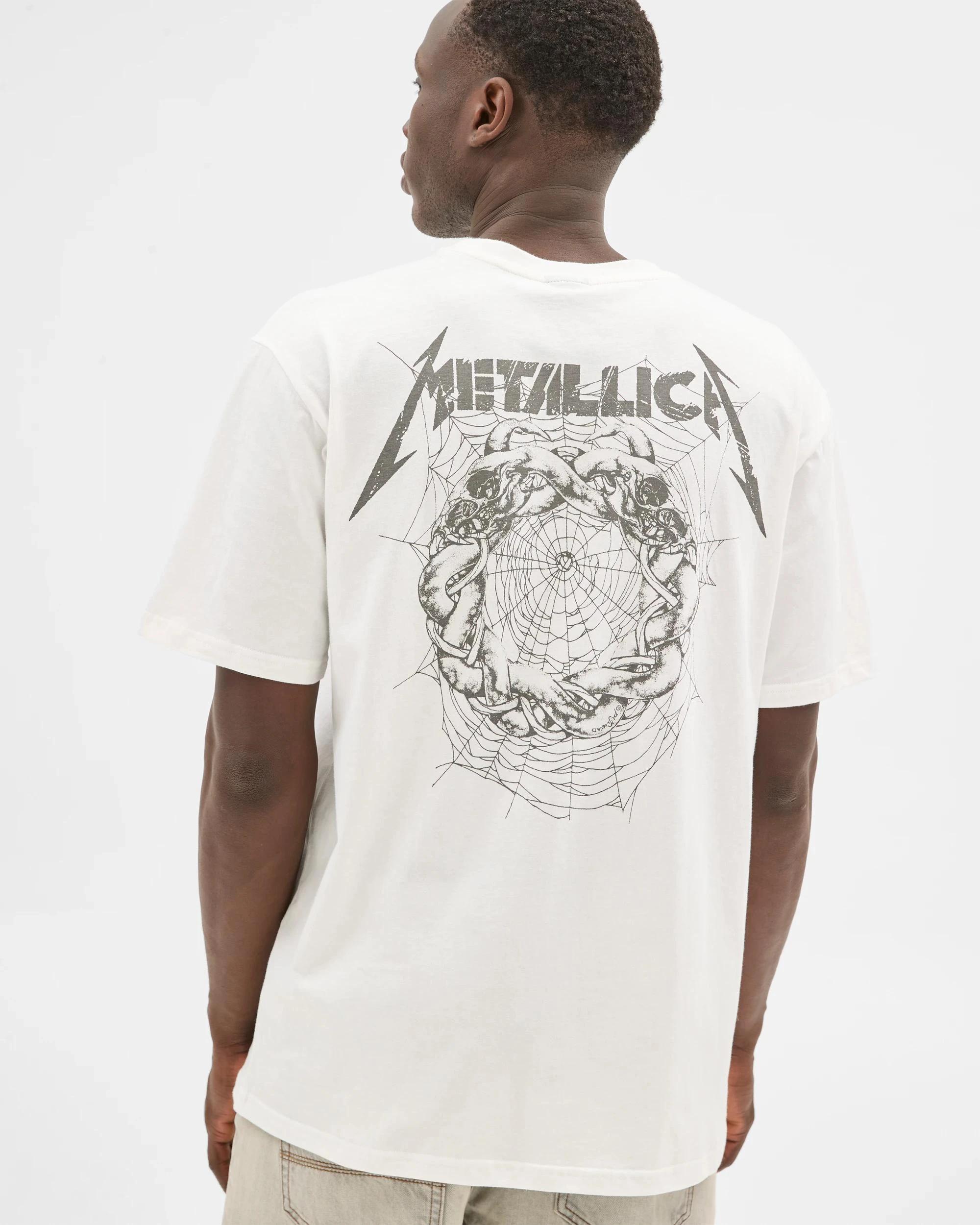 5 Licensed Metallica T-Shirt WHITE, 5 of 5