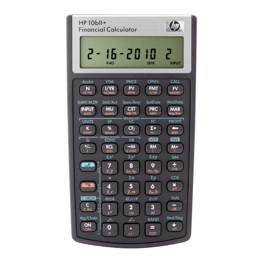 1 HP Financial Calculator Black 10bII+, 1 of 1