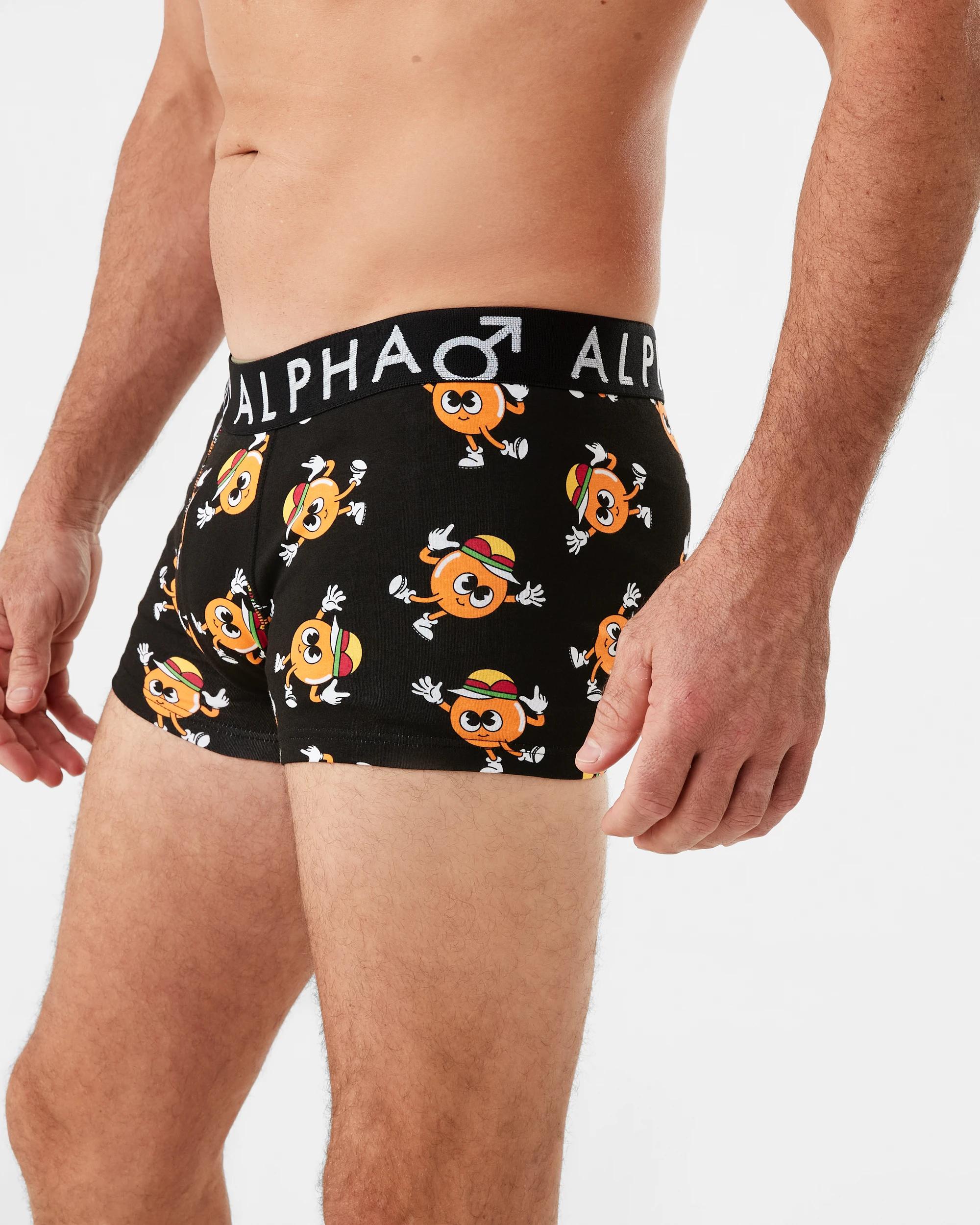 5 3 Pack Print Plain Trunks Food Fans, 5 of 8