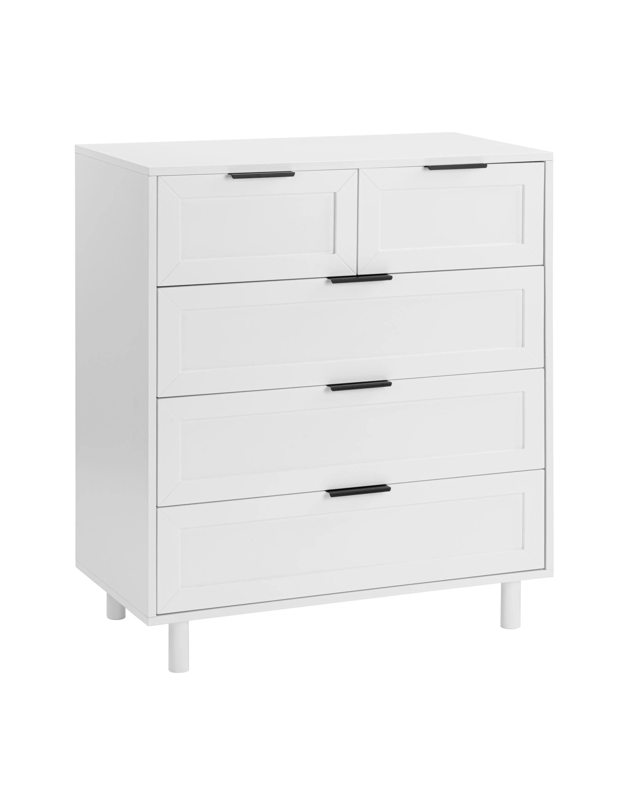 1 Kodu Tallboy Dresser Chest 5 Drawers - White, 1 of 10