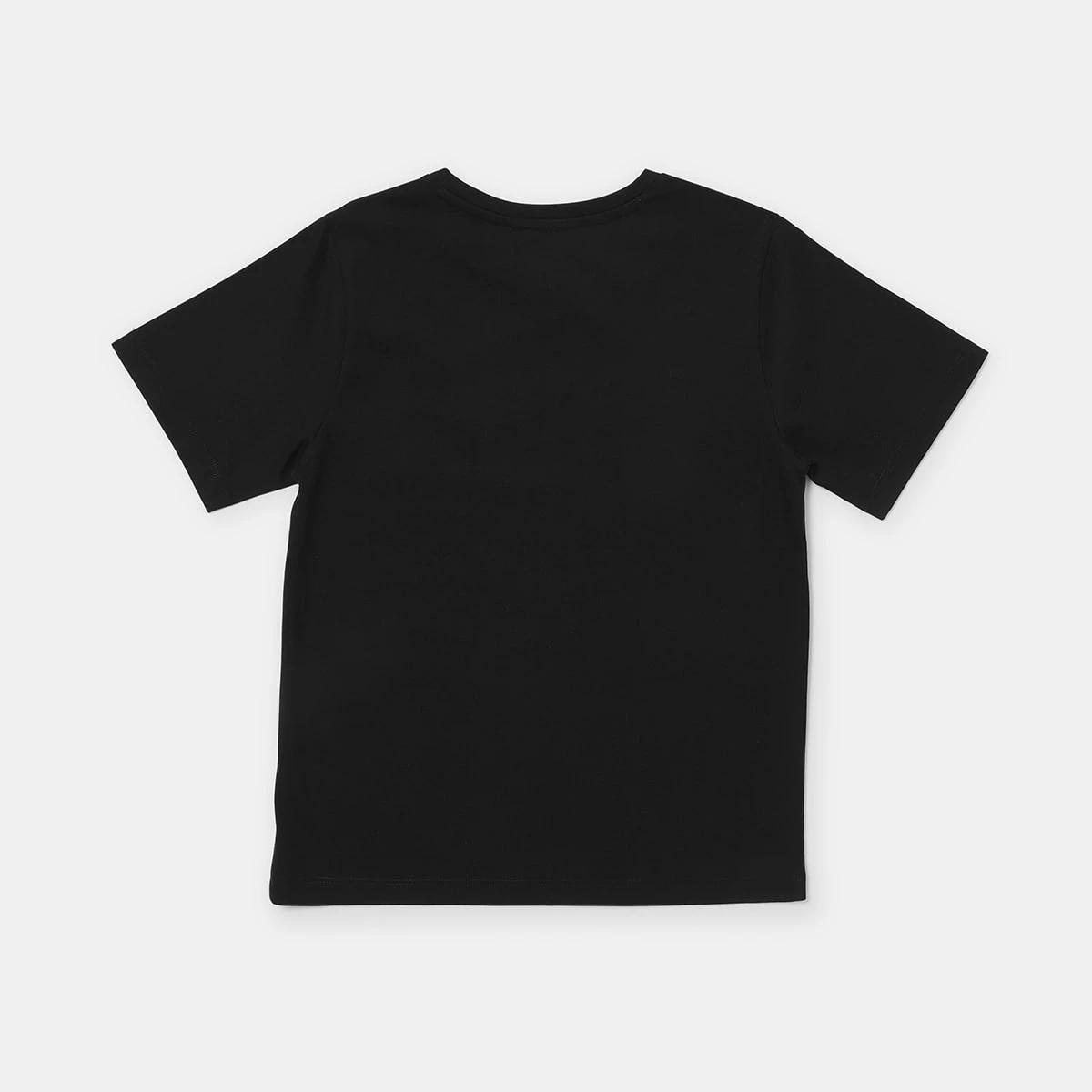 8 Short Sleeve Plain T-shirt BLACK, 8 of 8