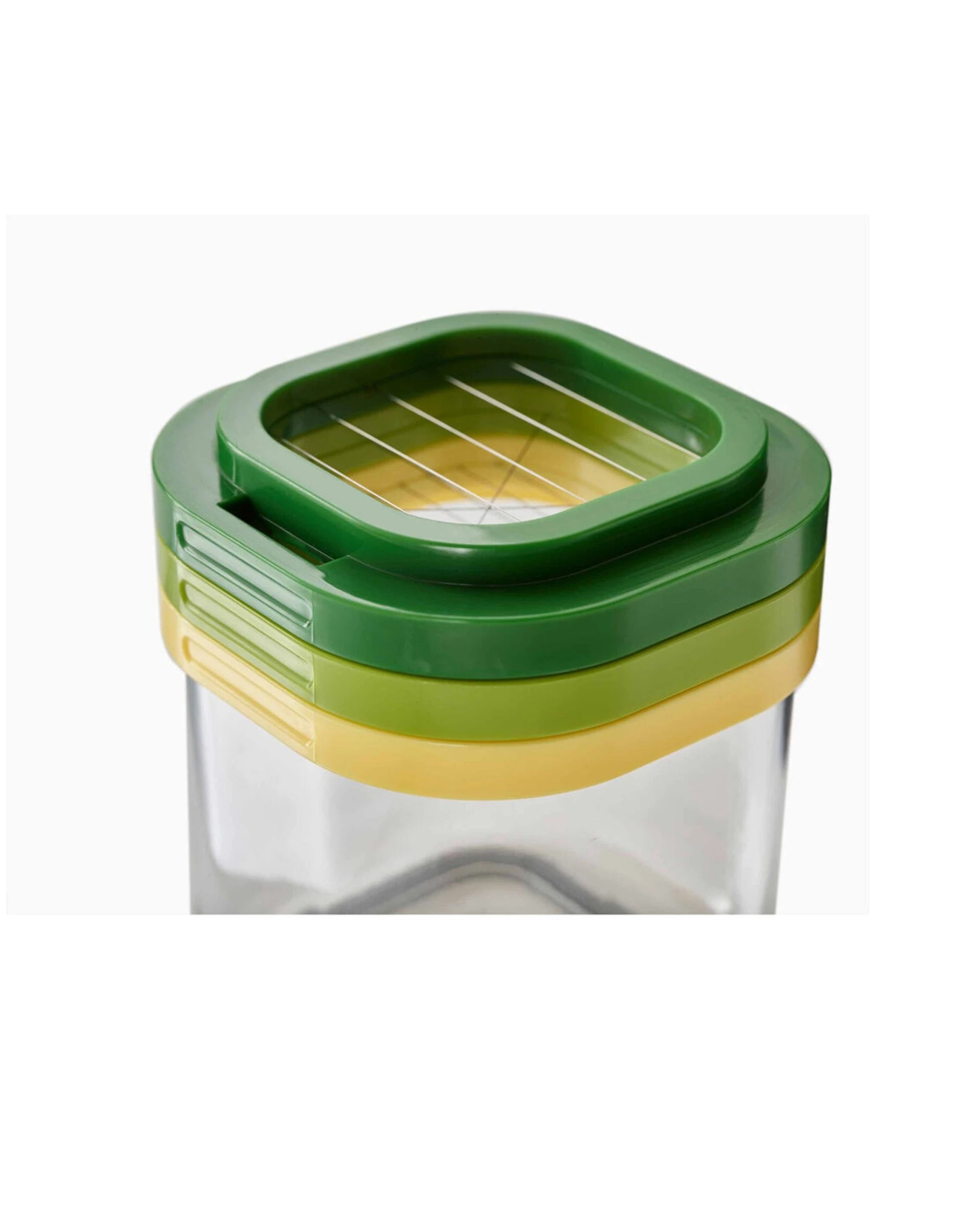 5 Joseph Joseph 2PK Prep 12cm Mini Manual Chopper Slicer With Food Grip - Green, 5 of 7
