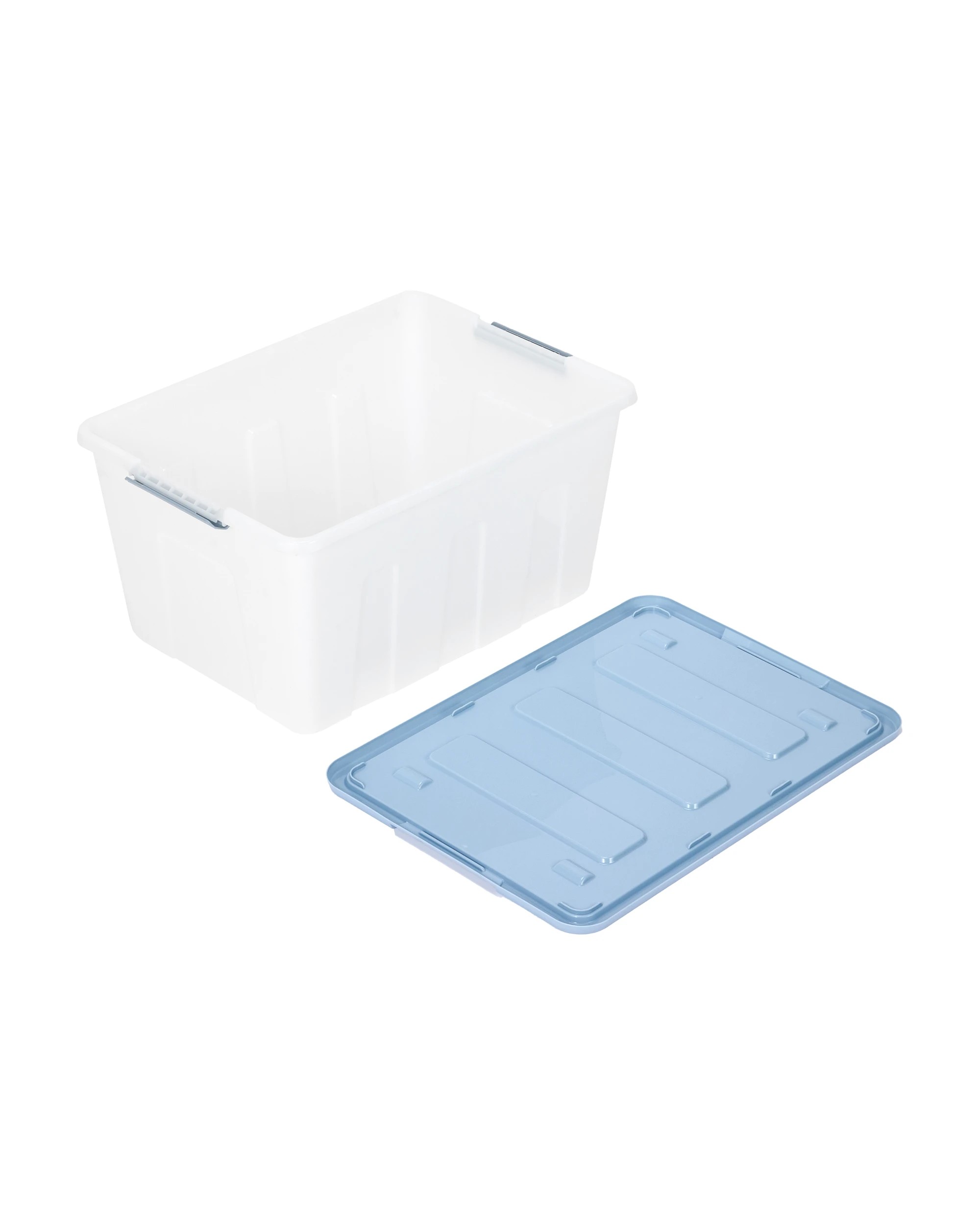 5 60L Storage Tub on Wheels with Blue Lid, 5 of 5