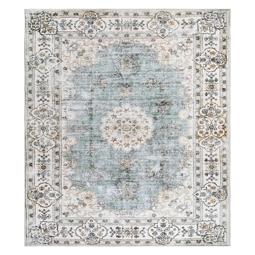 1 Marlow Machine Washable Floor Rug Vintage, 1 of 7