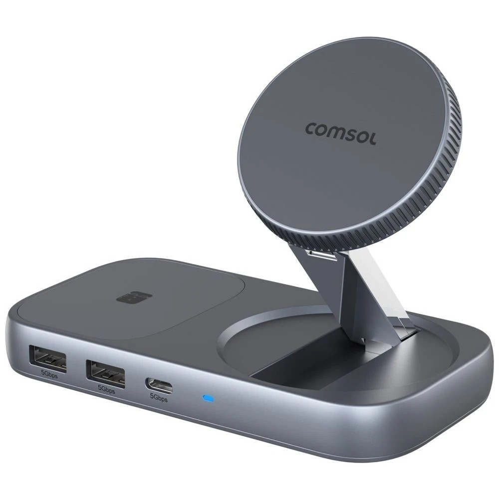 1 Comsol USB-C 4K HDMI Qi2 Docking Station, 1 of 2