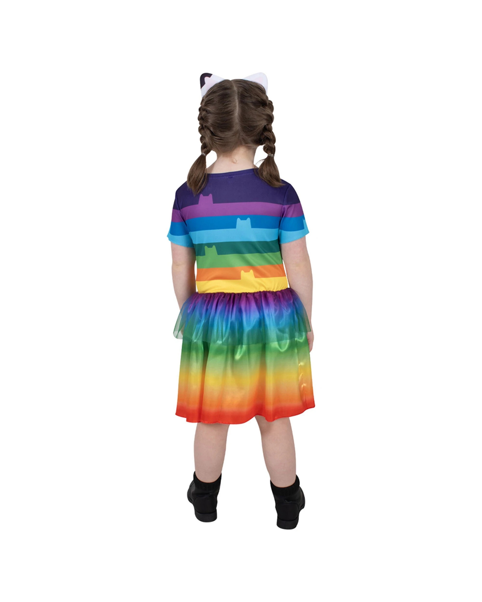 2 Gabby's Dollhouse Gabby Rainbow Tutu Costume Party Dress-up Size 3-5y
 - Multi, 2 of 2
