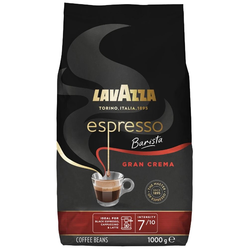 1 Lavazza Barista Gran Crema Beans 1kg, 1 of 3