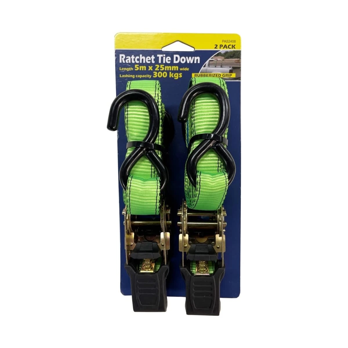 1 2 Pack Ratchet Tie Down, 1 of 2