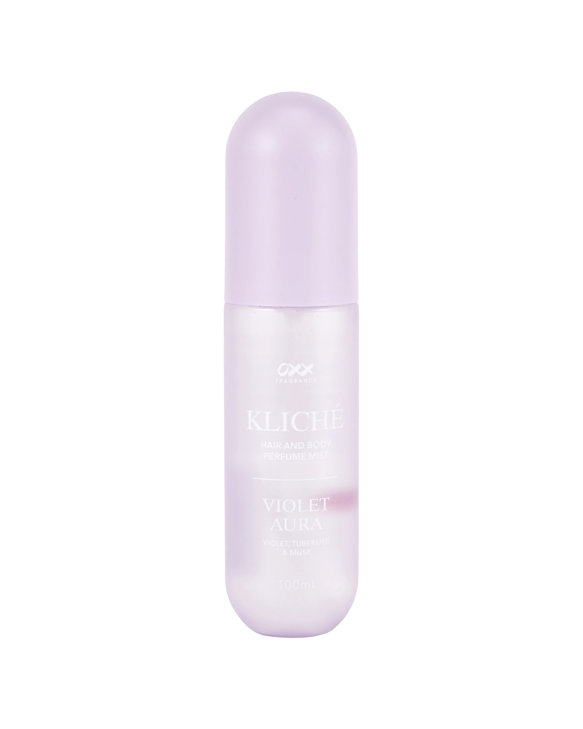 1 OXX Fragrance Kliche Violet Aura Hair and Body Perfume Mist 100ml - Violet, Tuberose and Musk, 1 of 4