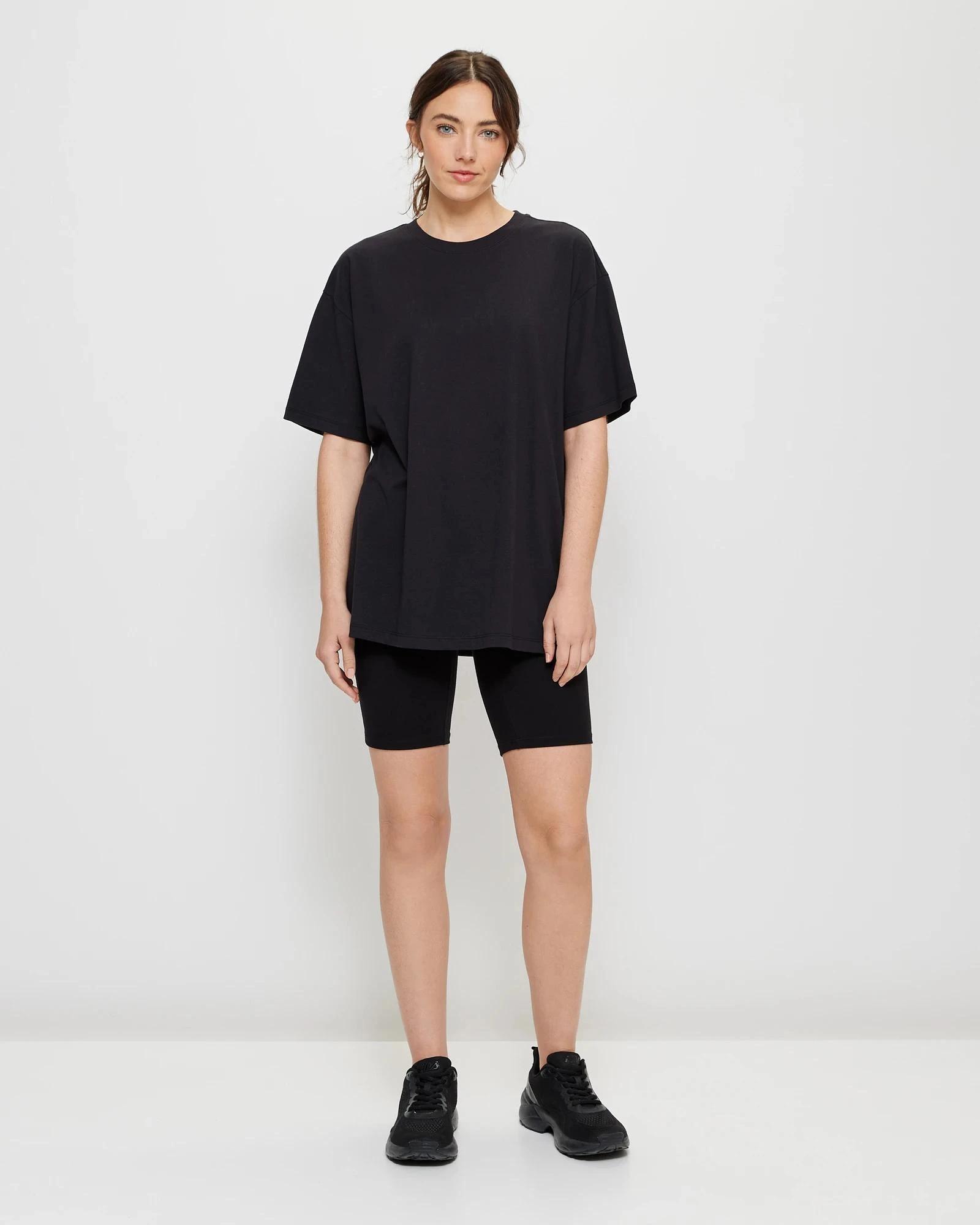 2 Target Active Oversized Jersey T-Shirt BLACK, 2 of 6