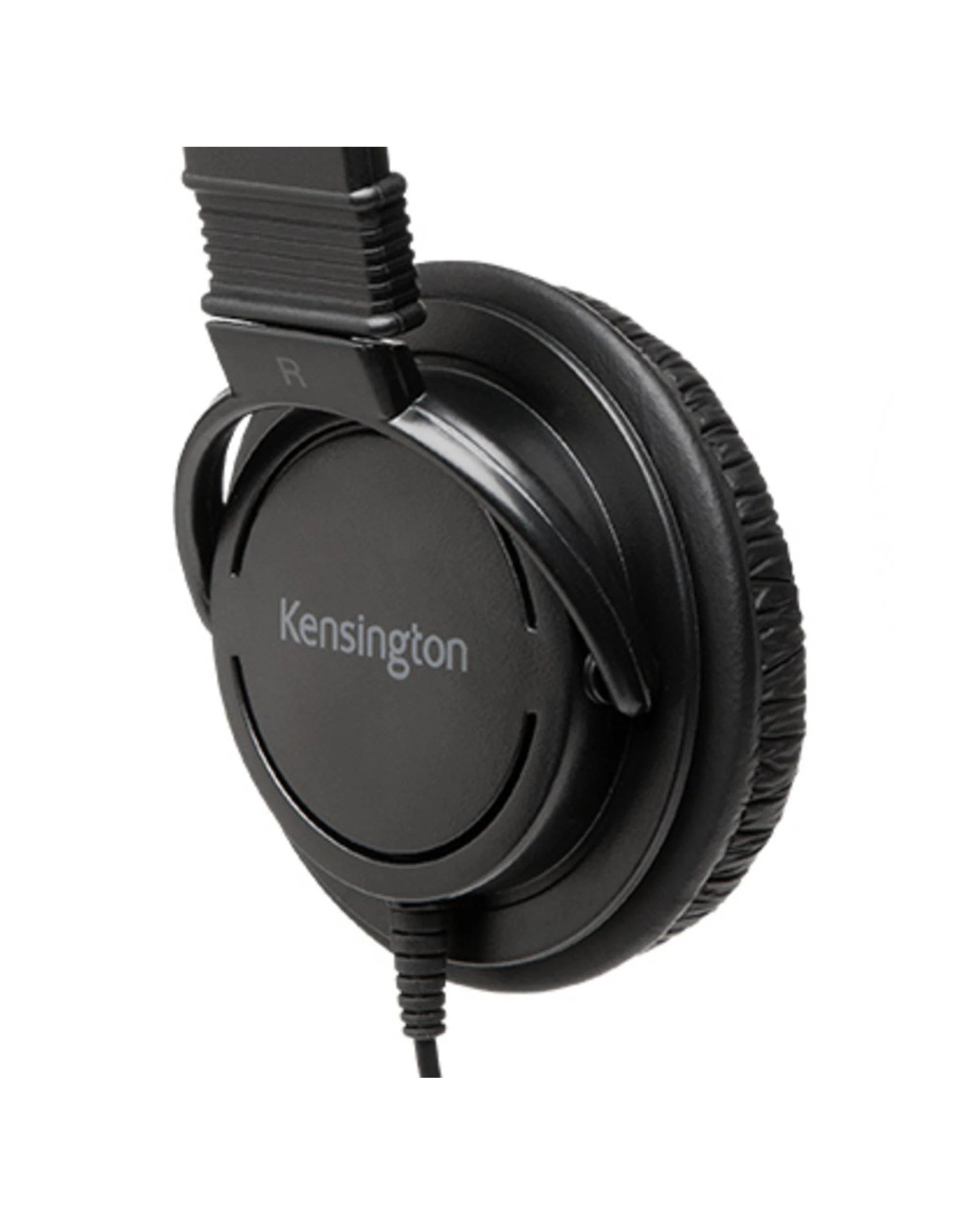 3 Kensington Hi-Fi Headphones Noise Cancelling Microphone Leatherette Ear Pads - Black, 3 of 9