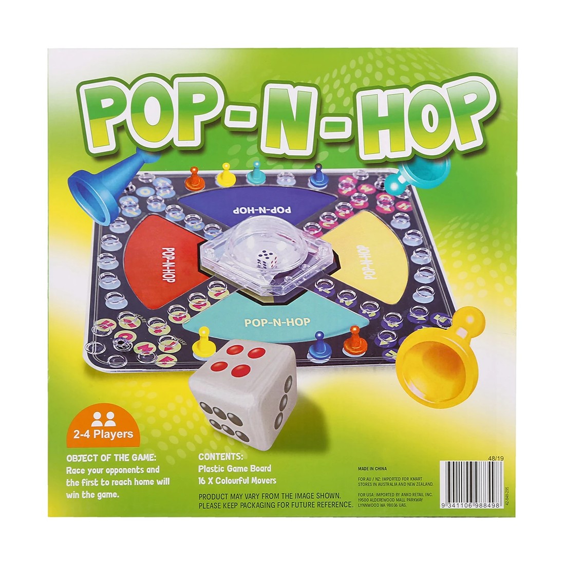 4 Pop-N-Hop Board Game, 4 of 4