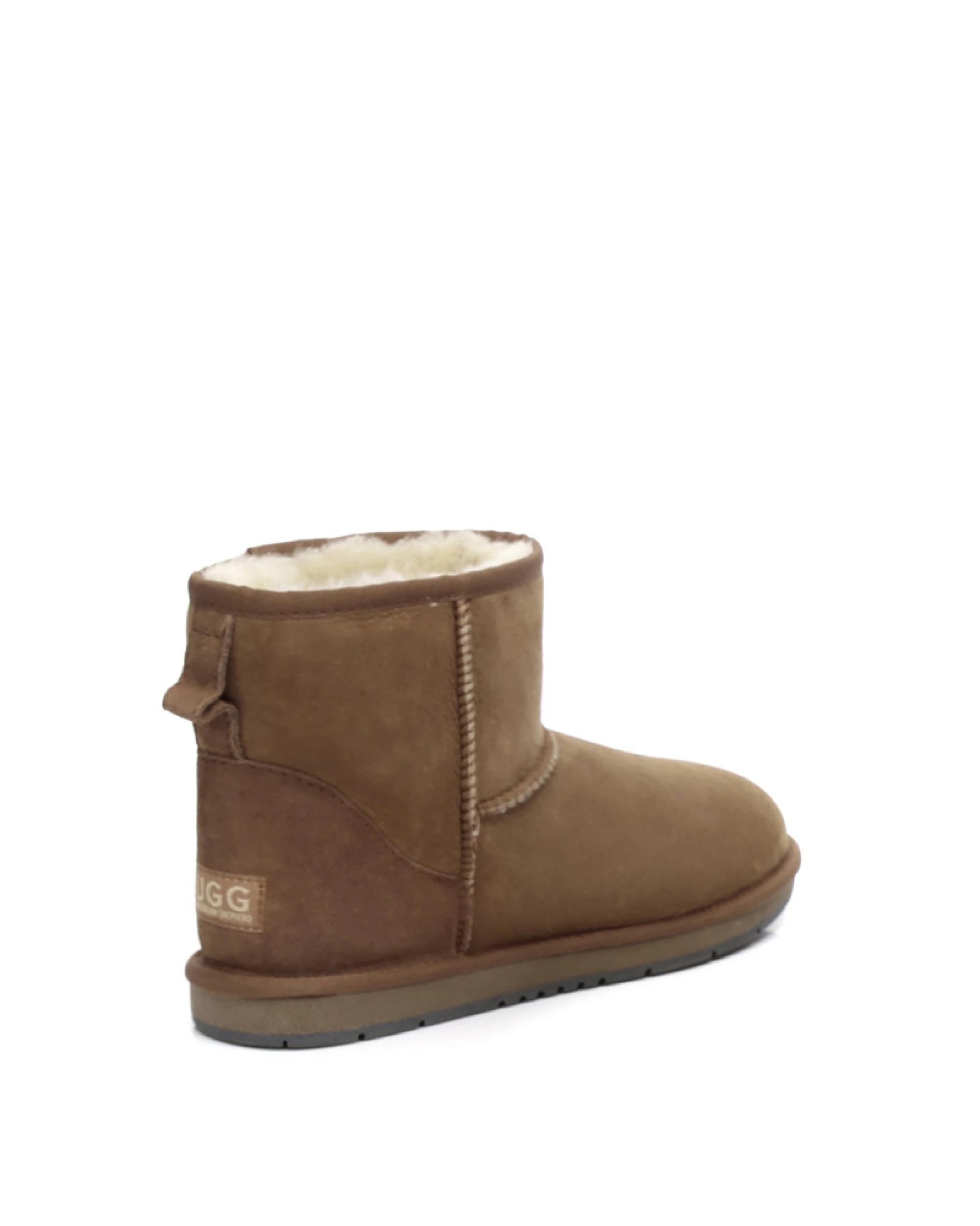3 Australian Shepherd UGG Unisex Mini classic Boots CHESTNUT, 3 of 5