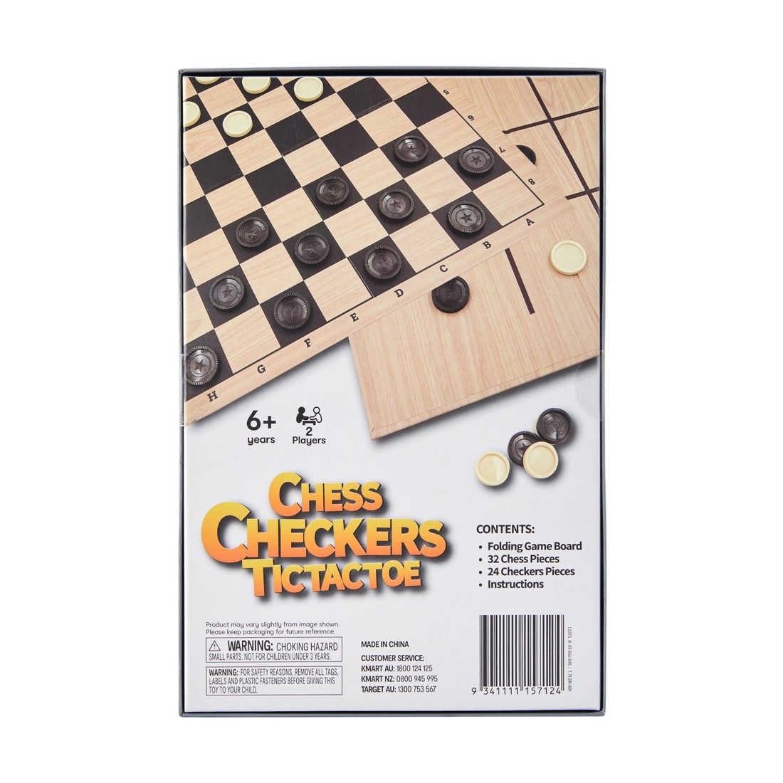 5 Chess, Checkers and Tic Tac Toe Game, 5 of 5