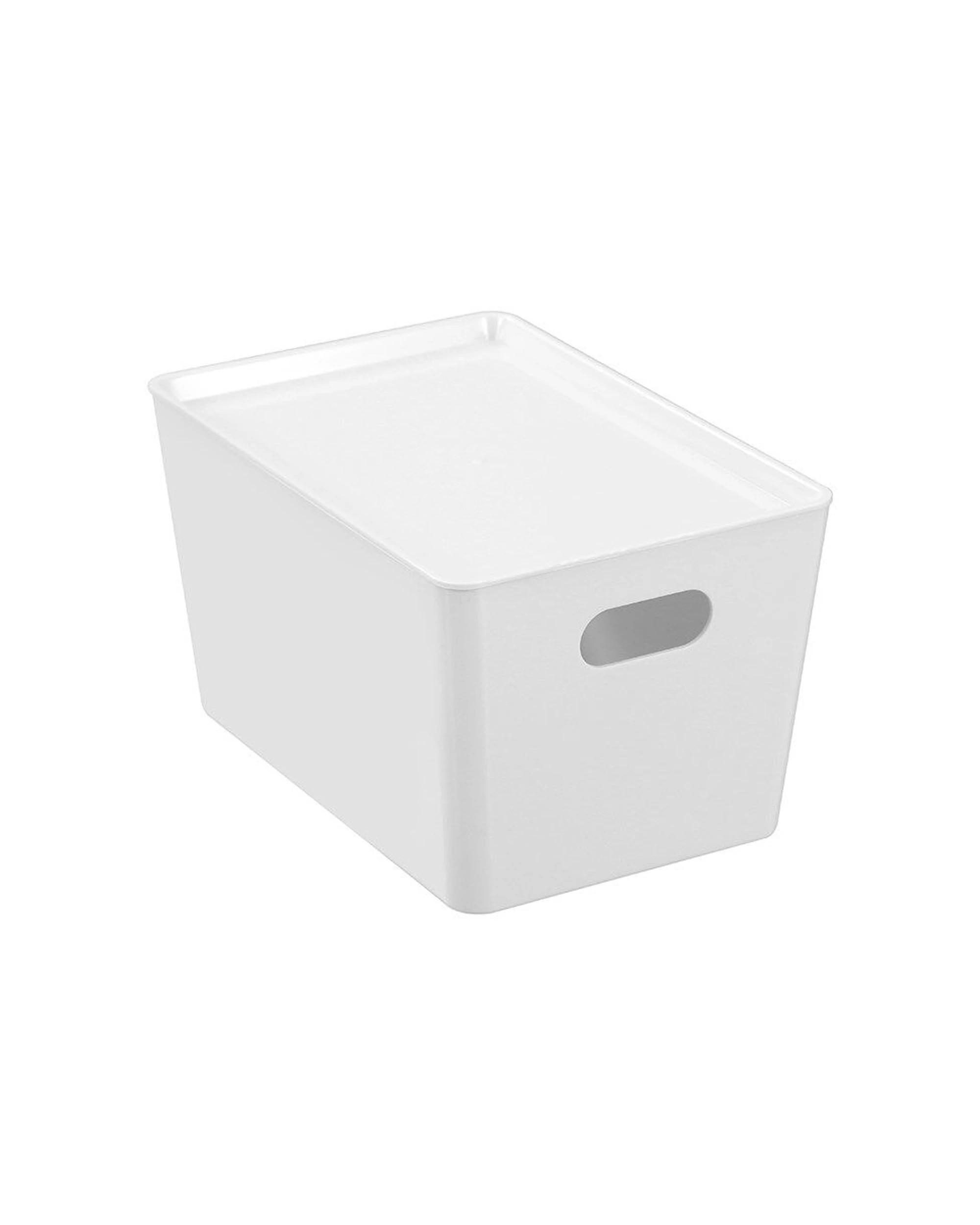 4 Boxsweden Smooth Tidy Storage Box 5.6 Litre 26x17.5x14.5cm Lidded Durable - Assorted, 4 of 9