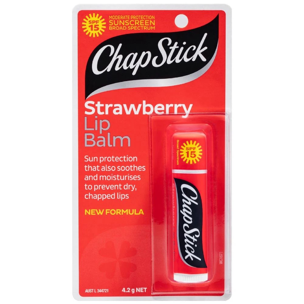 1 Chapstick Lip Balm Strawberry SPF 15 4.2g, 1 of 2