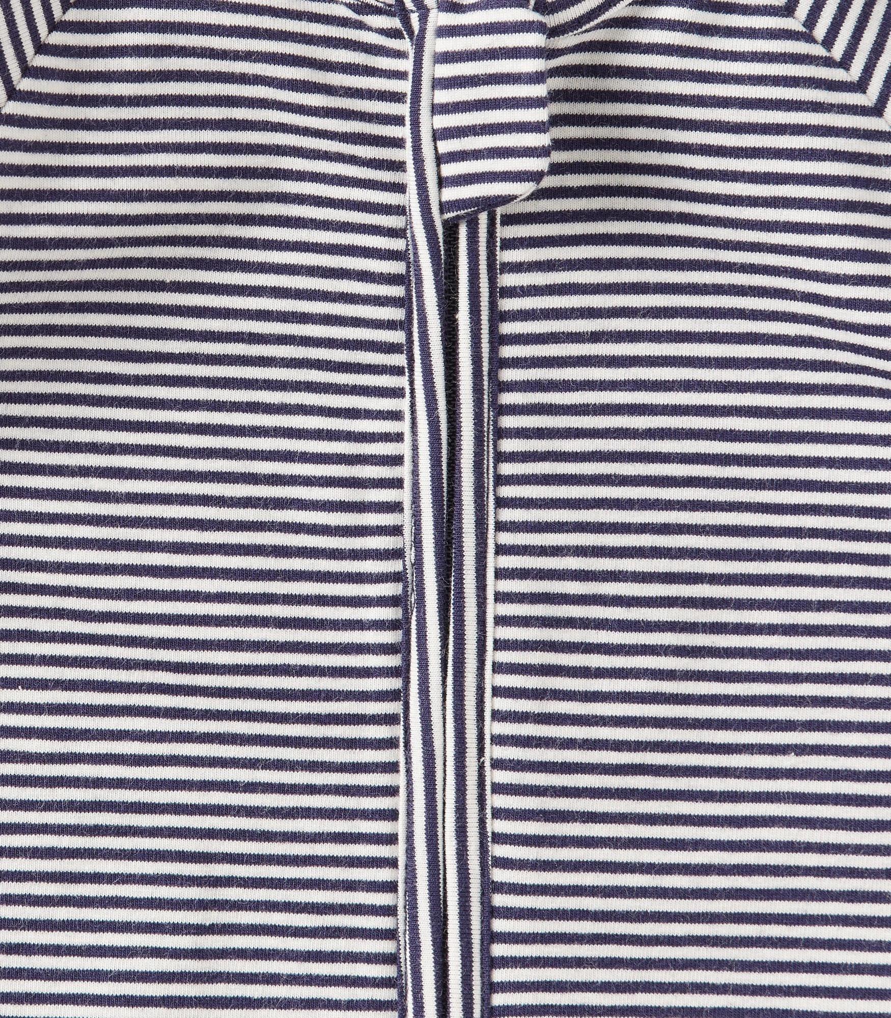 7 Target Baby Organic Cotton Stripe Coverall NAVY BLUE, 7 of 7