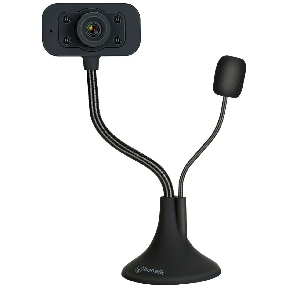 1 Bonelk Full HD USB Desktop Webcam Flexible Neck, 1 of 2