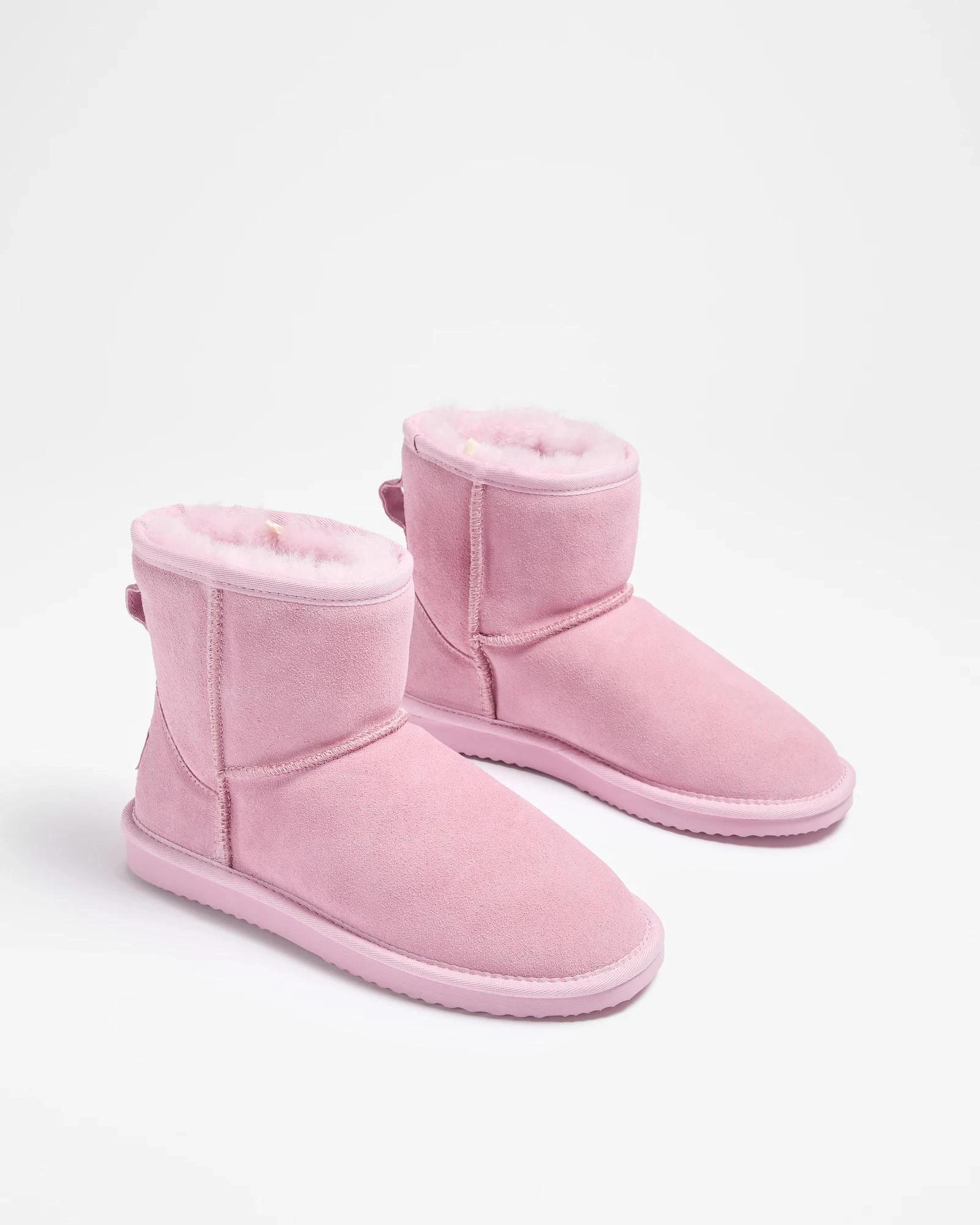 3 Australian Design Ugg Boots and Slippers Australian Design UGG Leather and Sheepskin Boots PINK, 3 of 3