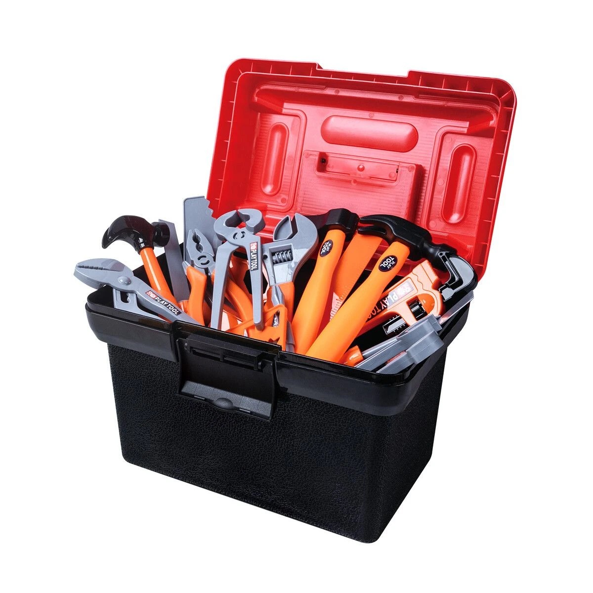 1 AUSWAY Kids 68pcs Tool Set Childrens Plastic Construction Toys, 1 of 3