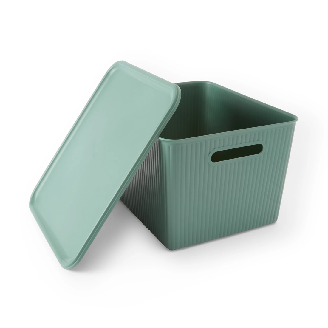 6 18L Ribbed Container - Green, 6 of 9