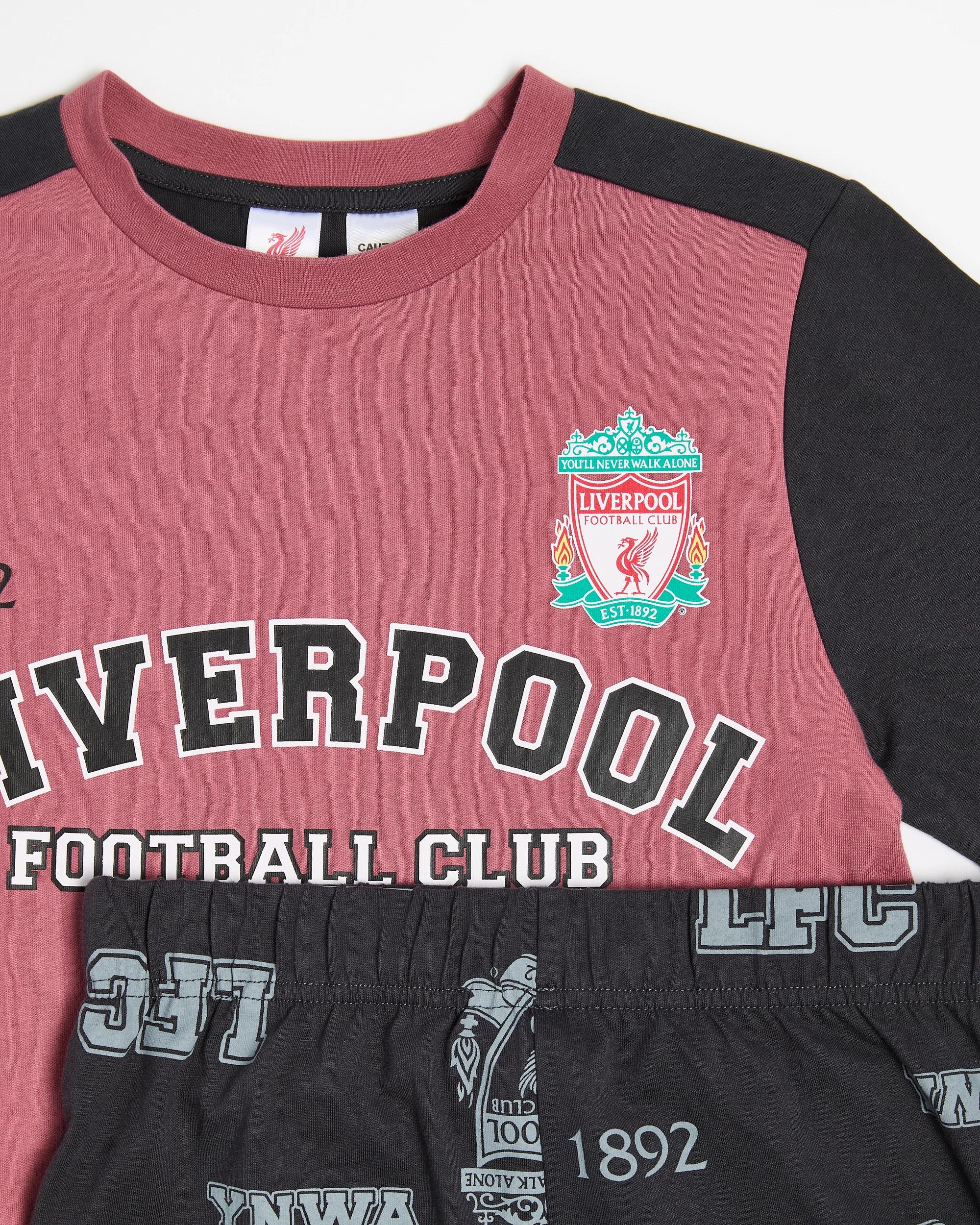 5 English Premier League Older Boys Cotton Pyjama Set - Liverpool RED LIVERPOOL, 5 of 6