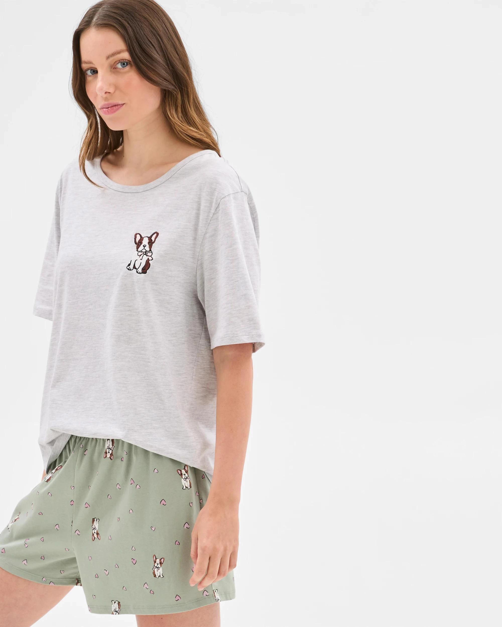 3 Target Australian Cotton T-Shirt and Shorts Pyjama Set DOG, 3 of 6