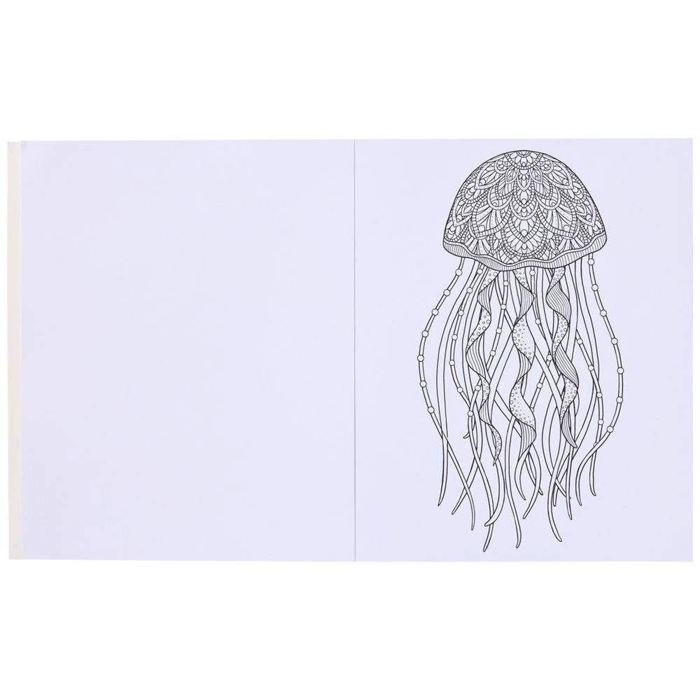 2 Studymate Colouring Book Ocean Opulence 40 Pages, 2 of 3