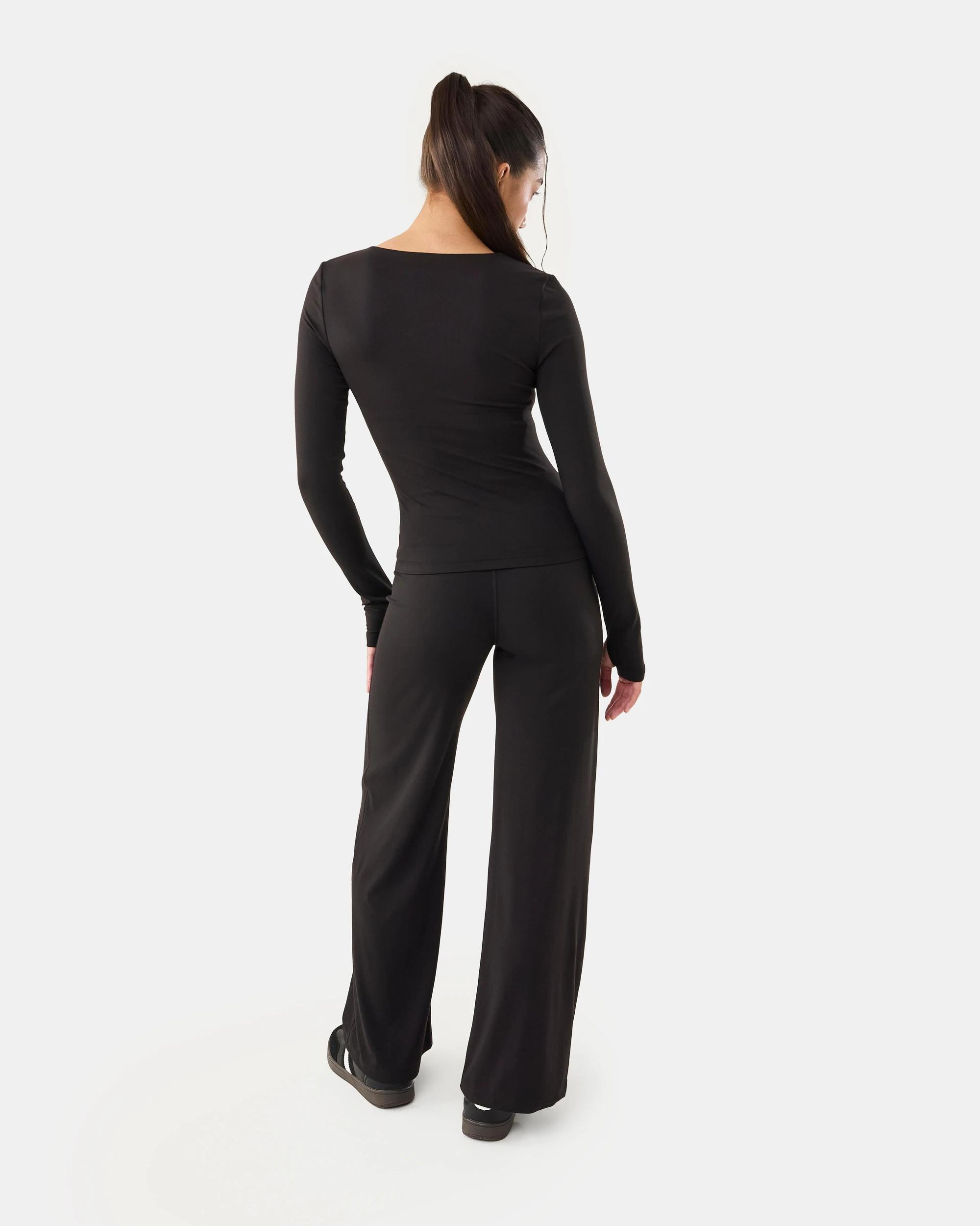 4 Cloudform Straight Leg Leggings Black, 4 of 5