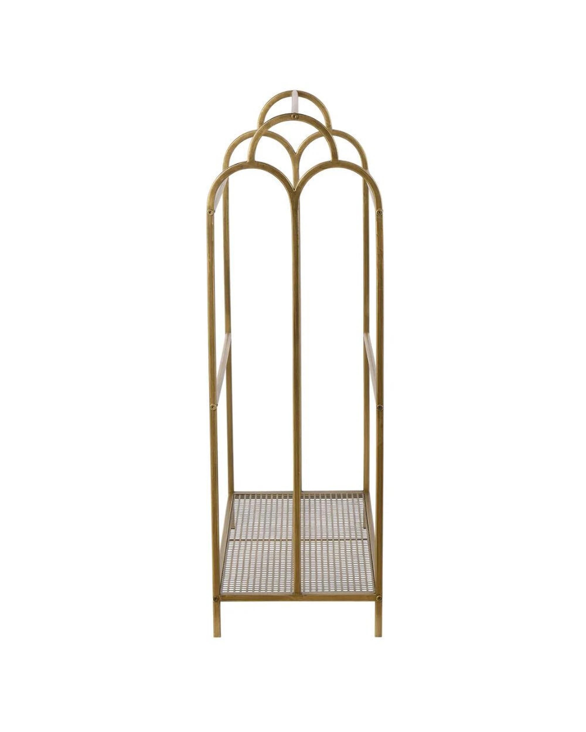 3 Society Home Kingsley Towel Rack Antique Gold, 3 of 5
