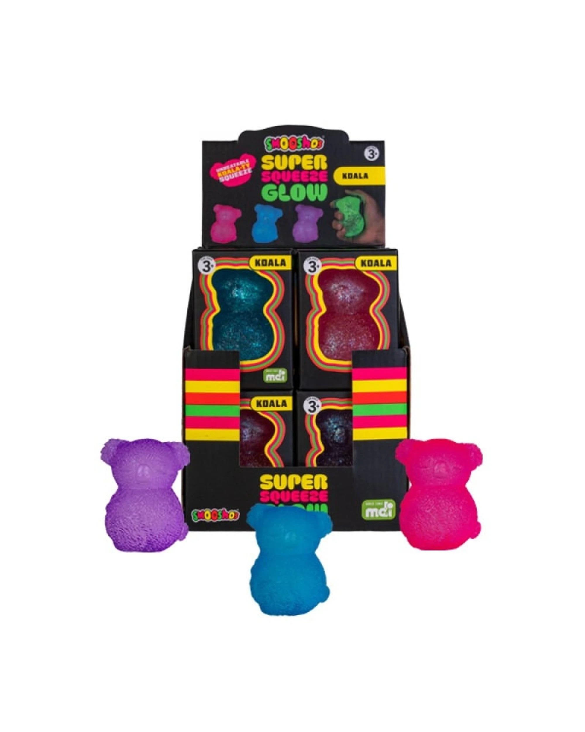 5 Smoosho's Super Squeeze Glow-in-the-Dark Koala Assorted, 5 of 5