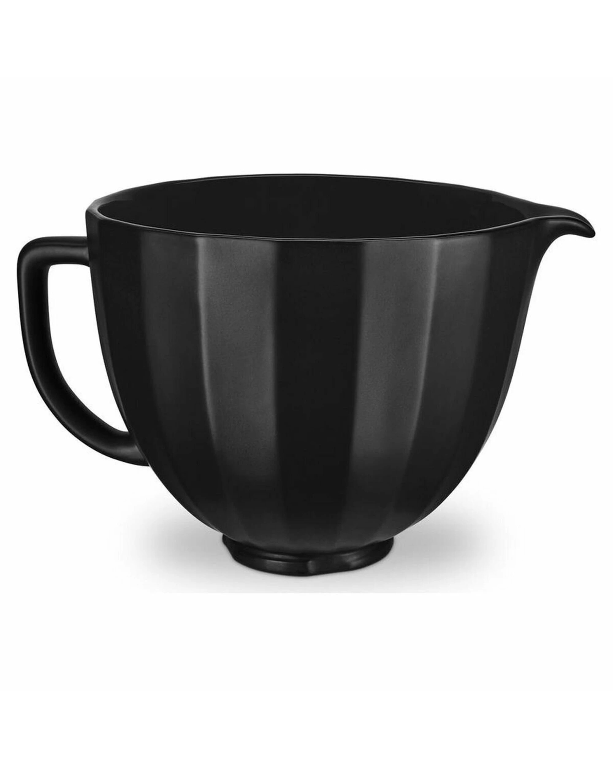 2 KitchenAid 4.7L Shell Ceramic Mixing Bowl Black, 2 of 4