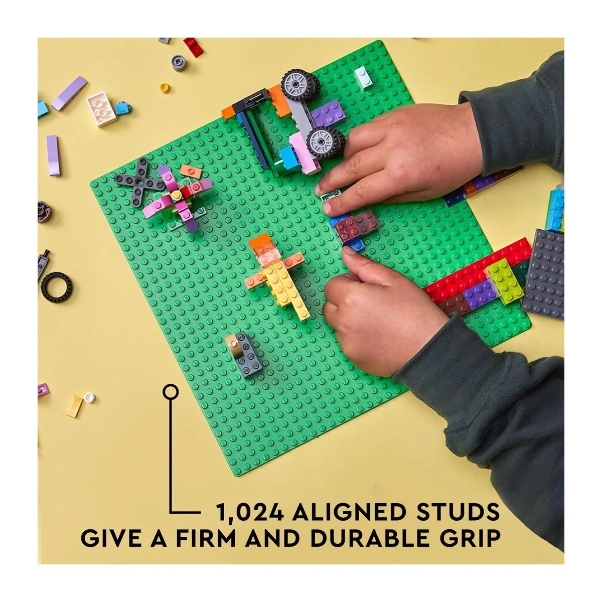 5 LEGO Classic Green Baseplate 11023, 5 of 10