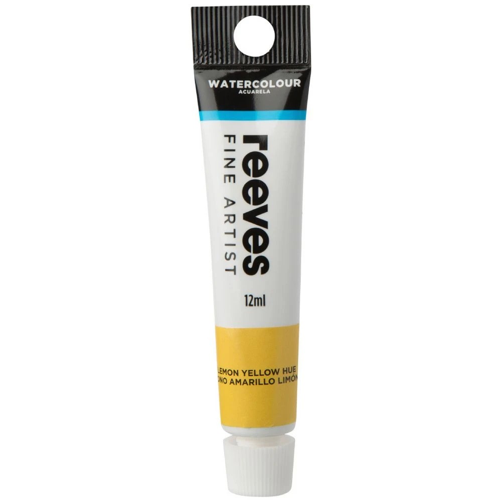 1 Reeves Watercolour Paint 12mL Lemon Yellow, 1 of 1