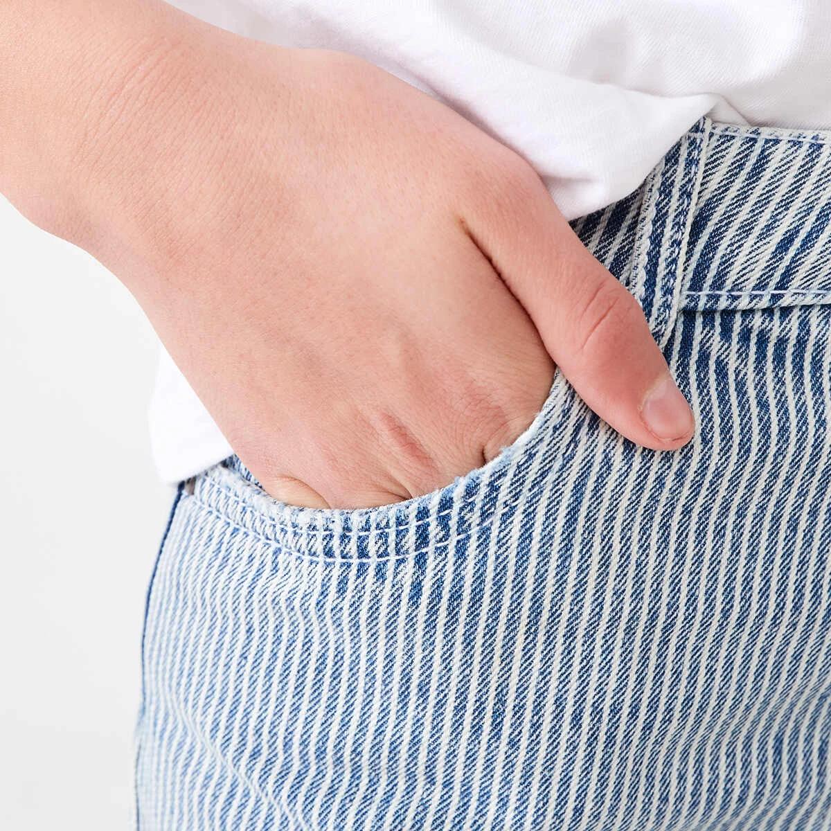 4 Bermuda Denim Shorts Den Stripe, 4 of 9