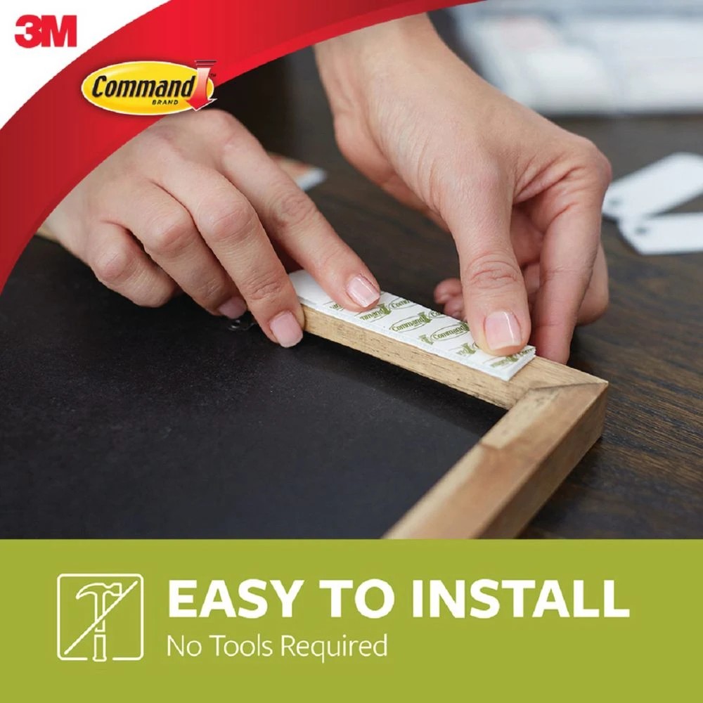 6 3M Command Large Picture Hanging Strip White 4 Pack, 6 of 8