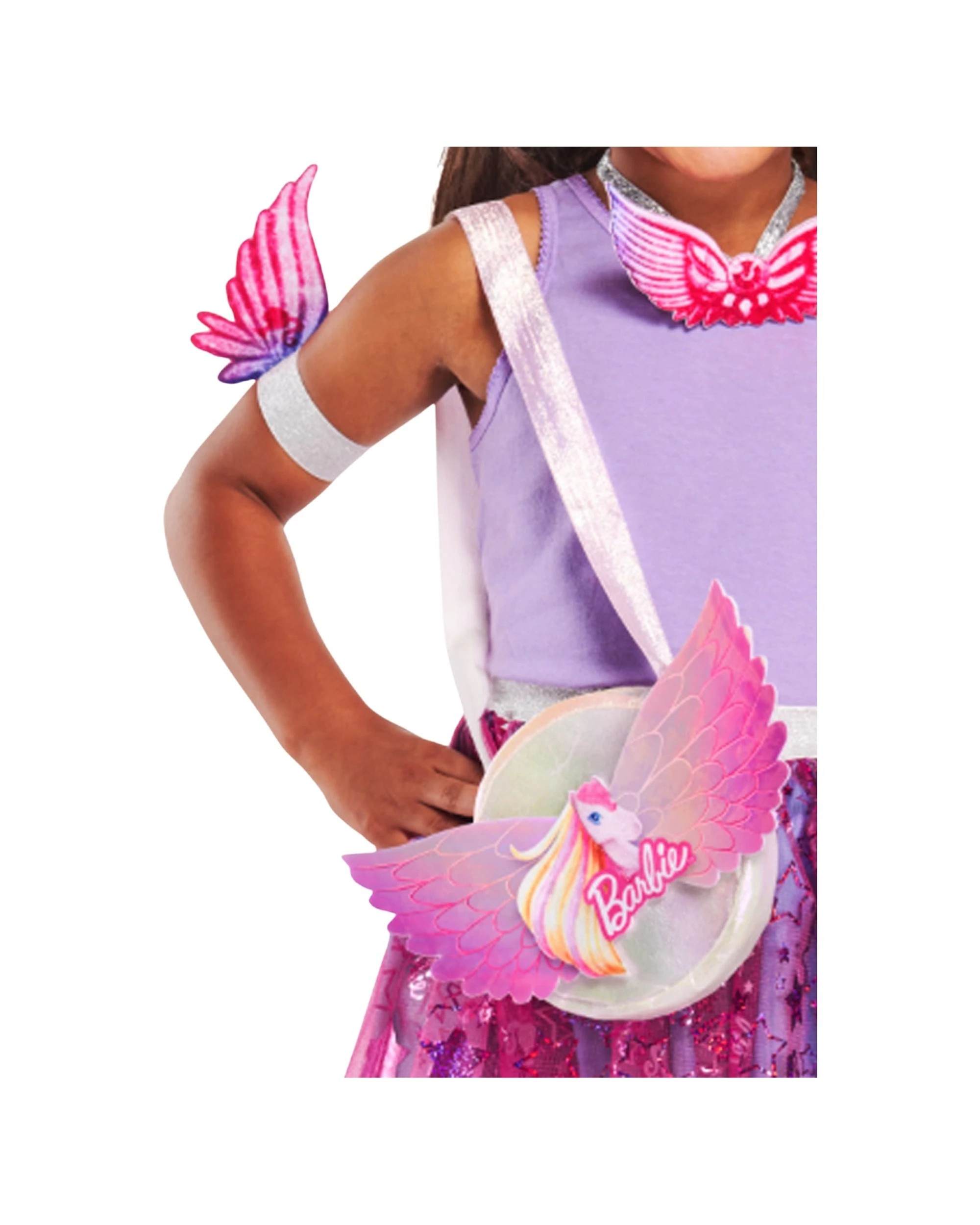 2 Barbie Fabric Bag Kids Costume Party Accessory - Pink, 2 of 3