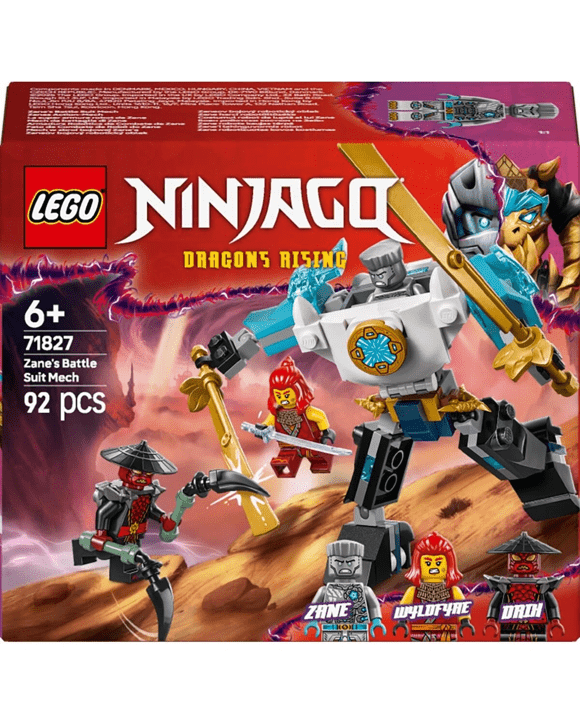 LEGO NINJAGO Zane's Battle Suit Mech 71827 Kmart