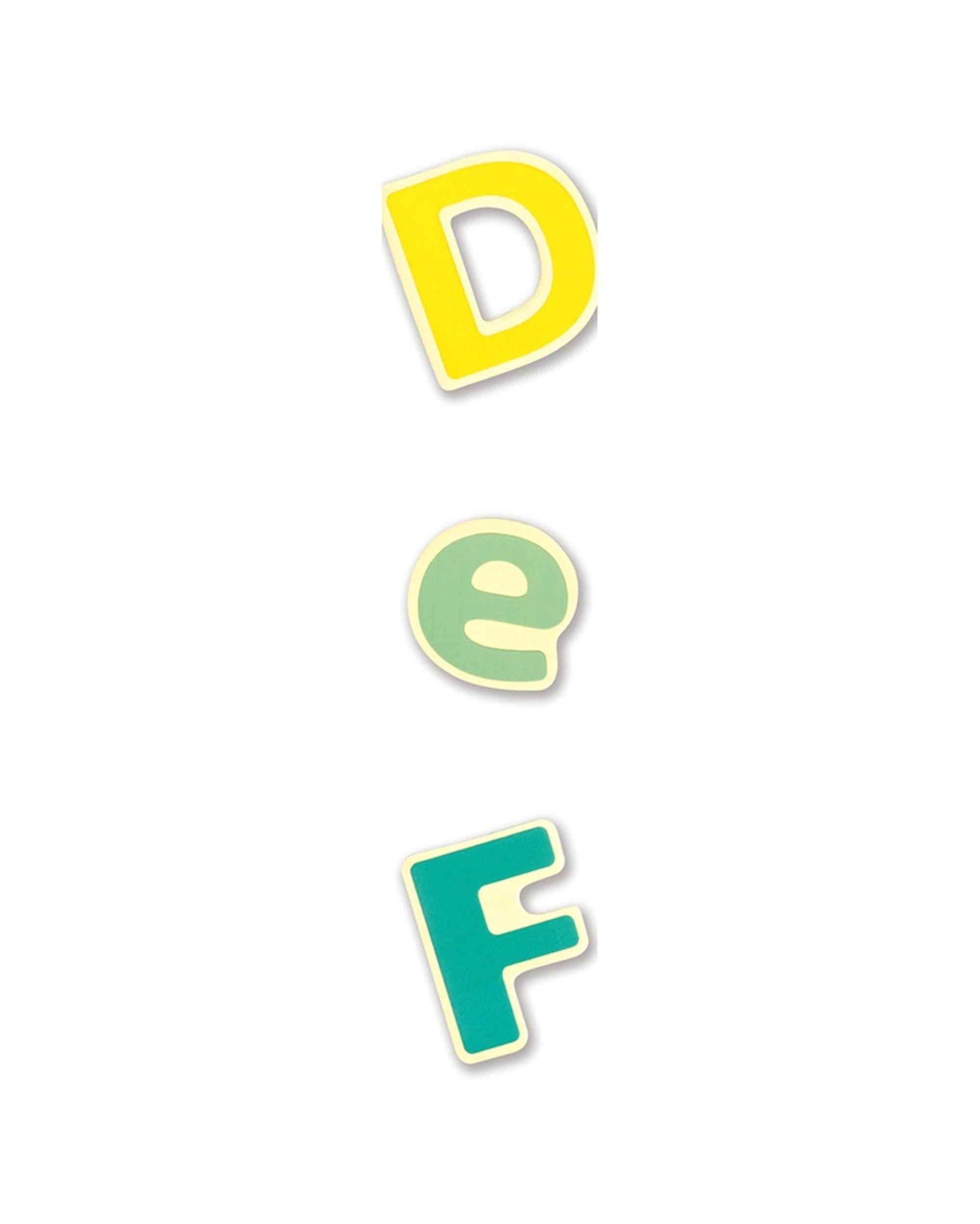 3 Hape Magnetic Alphabet 52pc Uppercase Lowercase Letters Educational Kids Magnetic Plastic Toy - Multi, 3 of 4