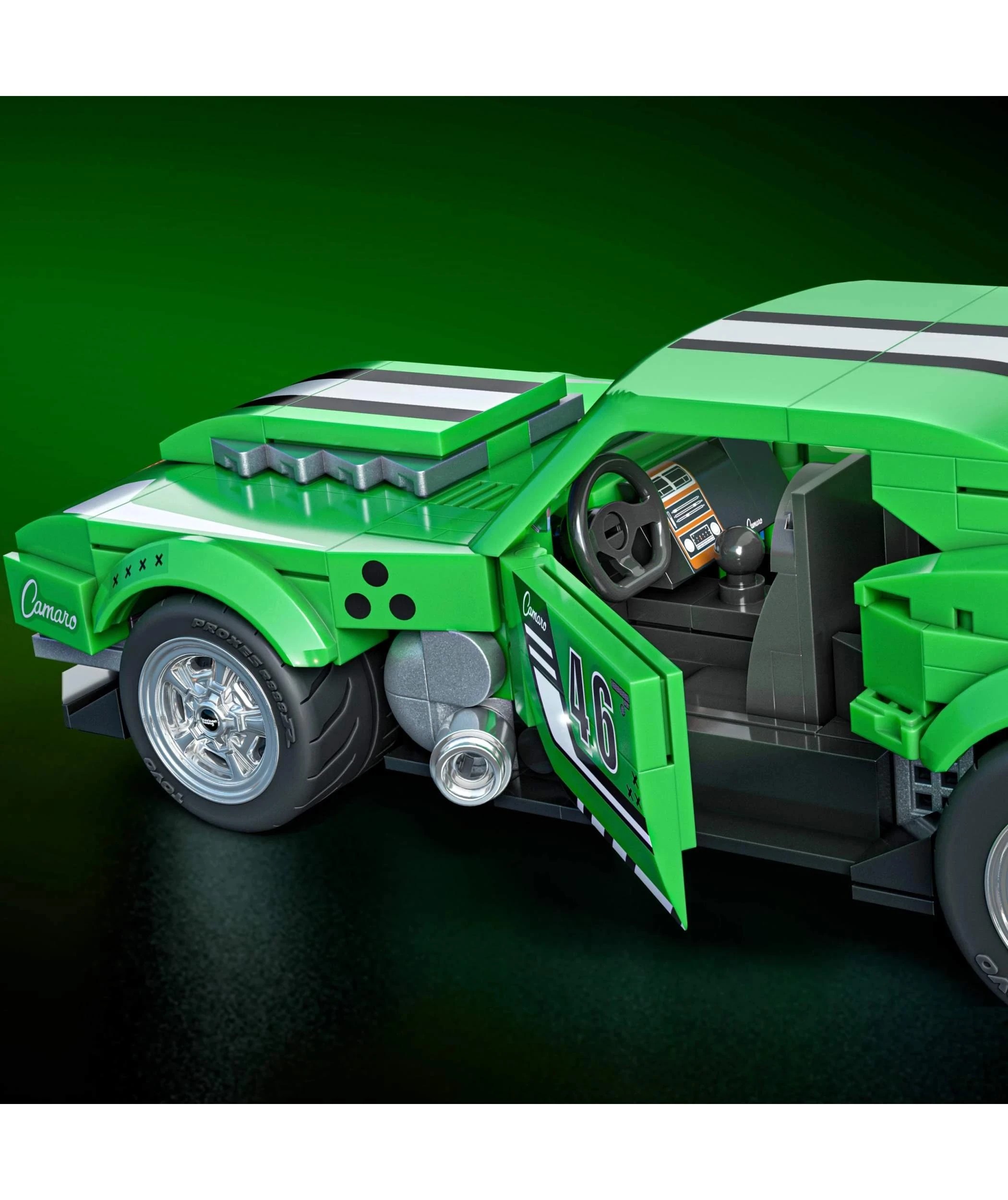 6 Mattel Brick Shop Hot Wheels Custom ’68 Camaro Building Toy Kit - Multi, 6 of 6