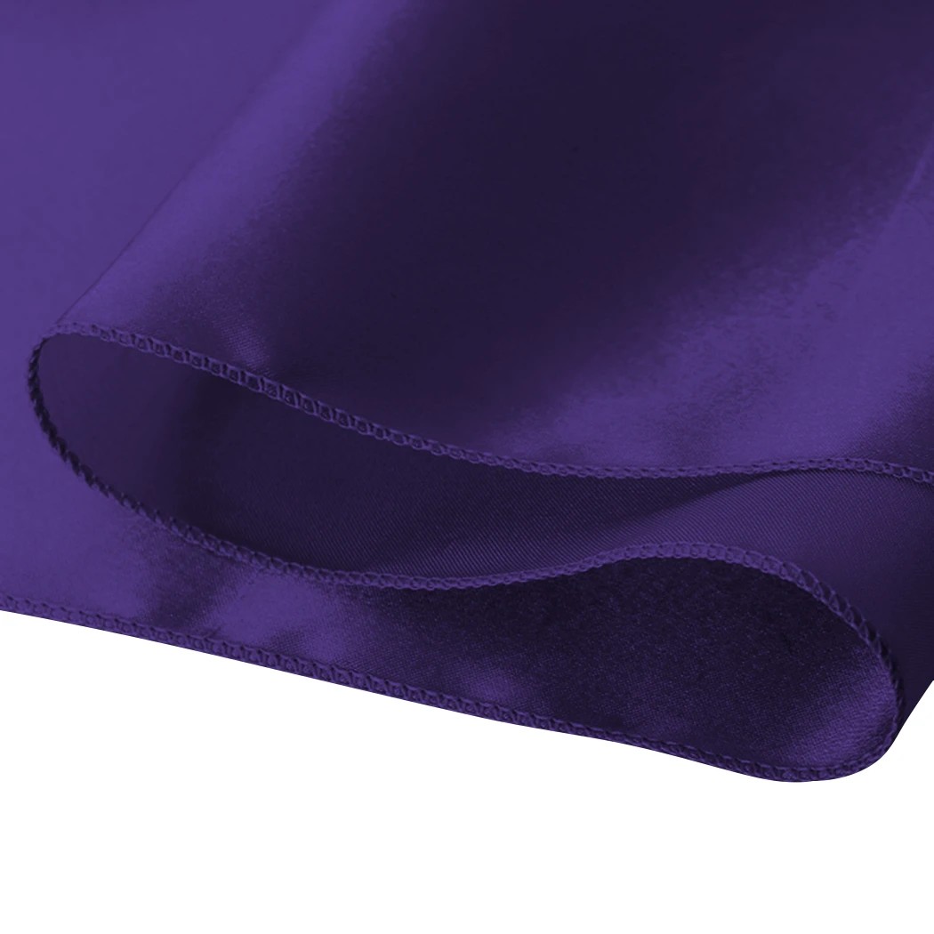 5 Traderight 50 Pcs Satin Chair Sashes - Purple, 5 of 8