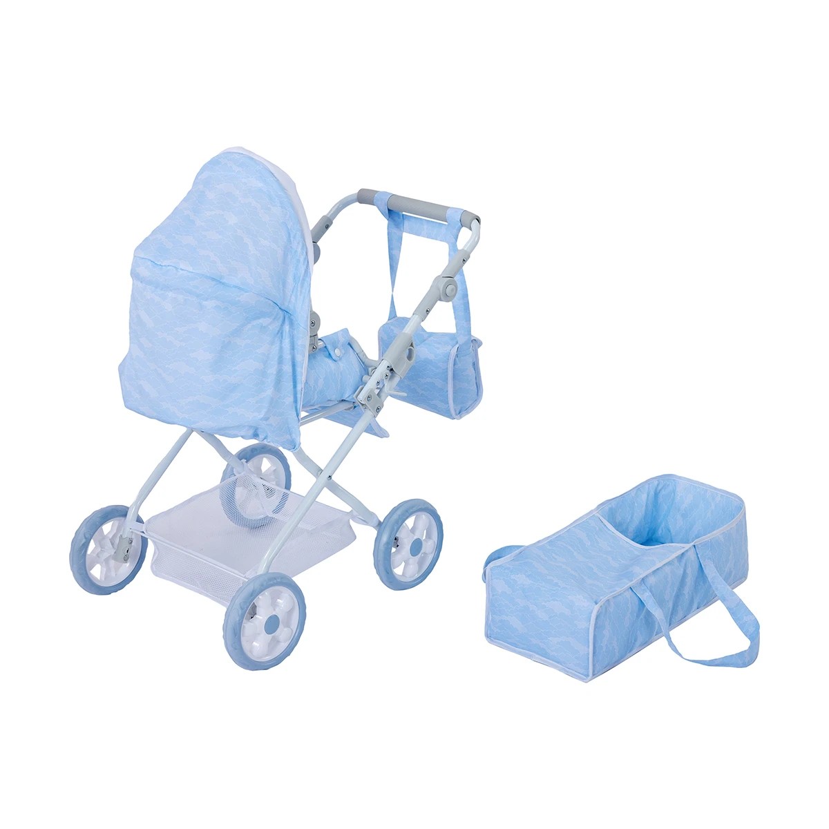 4 4 Piece Deluxe Toy Pram and Bag Set, 4 of 10