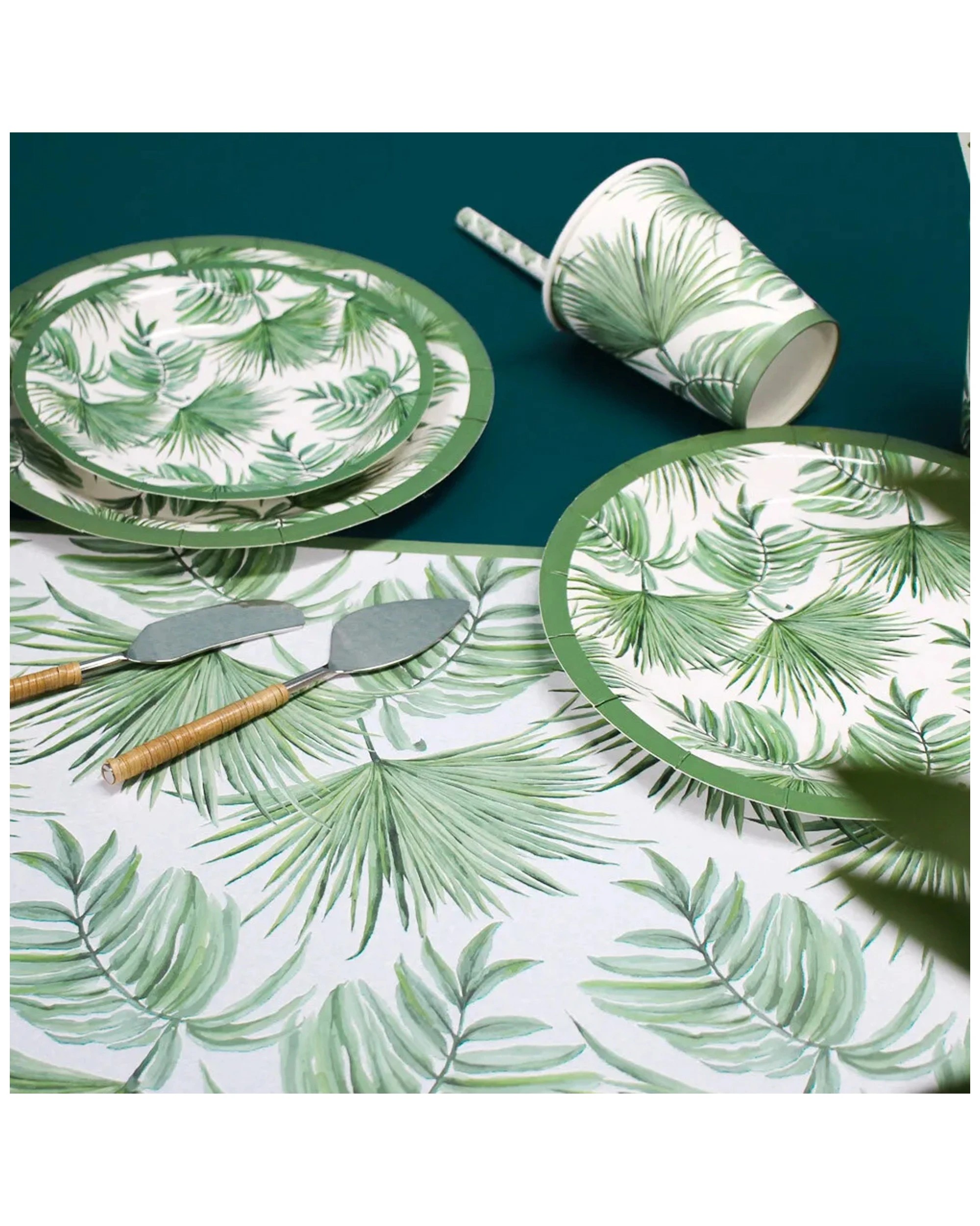 3 Lvd 40pc Paper Napkin Tropic 33cm Square Disposable Napkins For Party Decor And Tableware
 - Green, 3 of 3