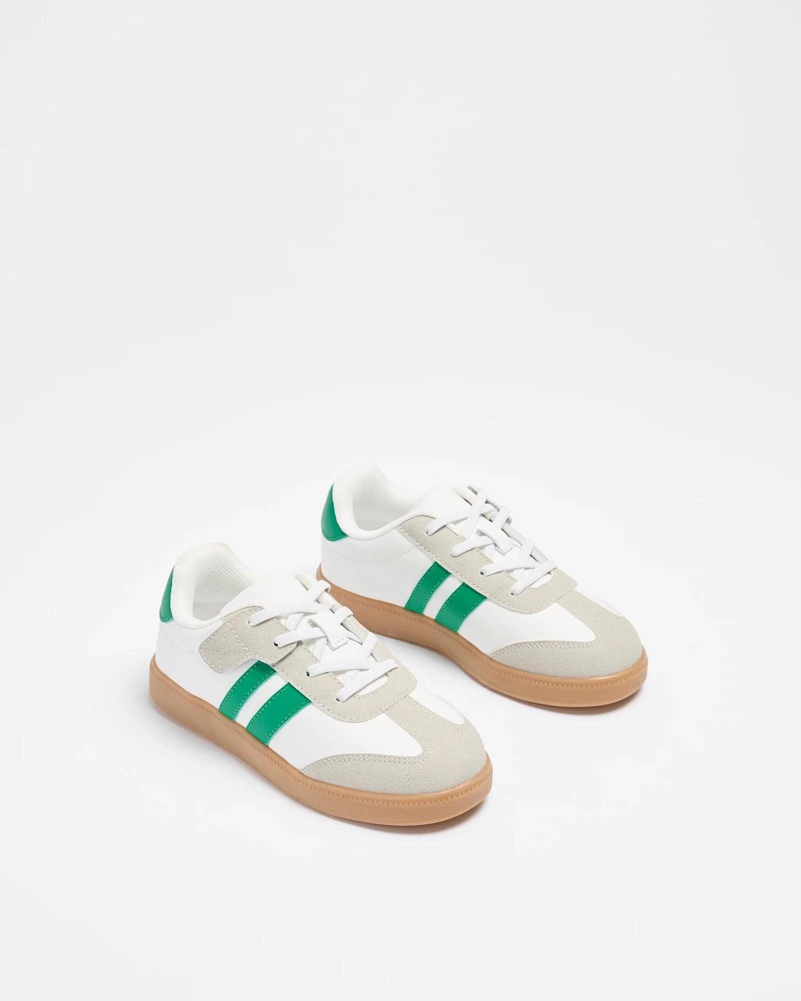 2 Target Kids Boys Junior Retro Sneaker - Canterbury GREEN, 2 of 2