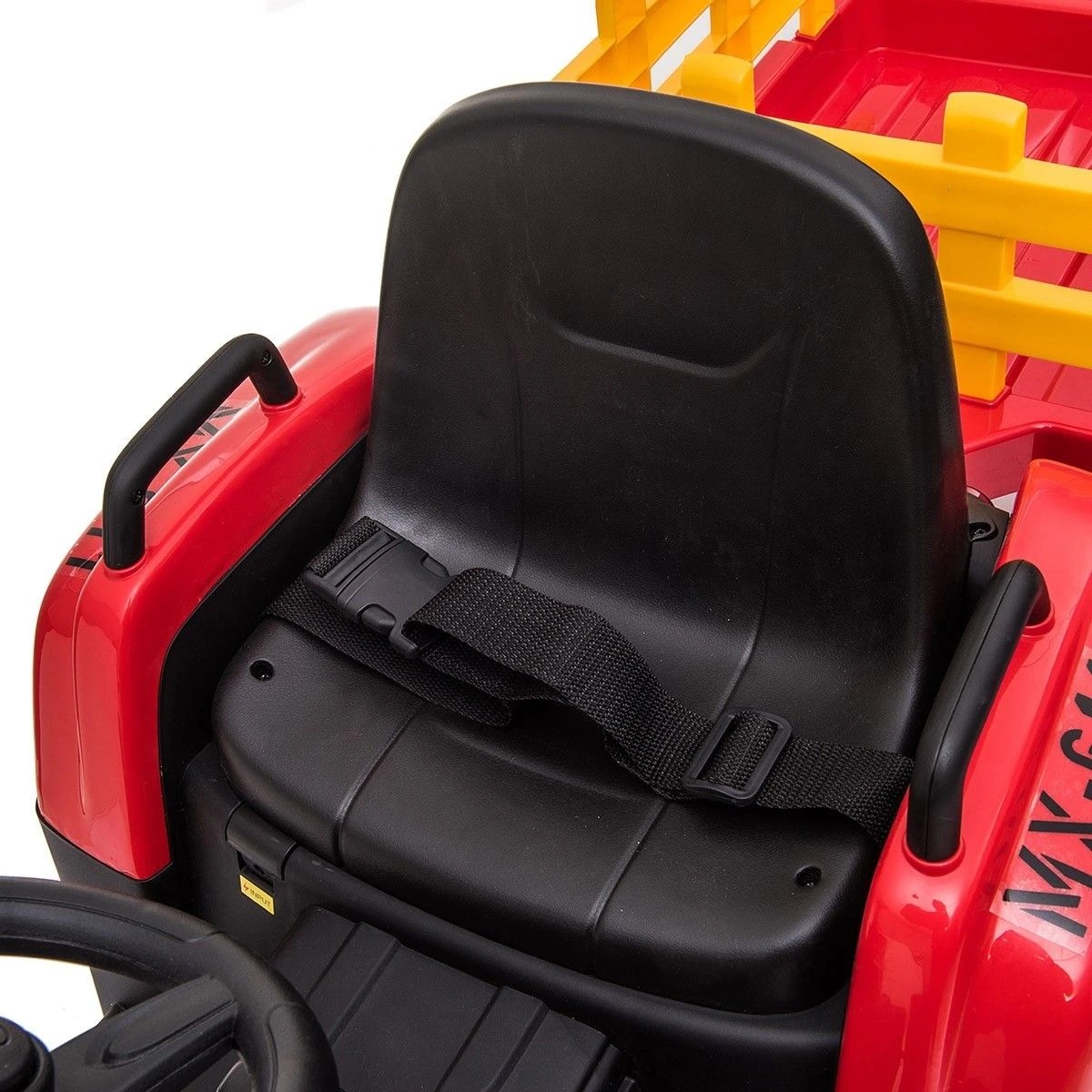 8 AUSWAY 12V Electric Kids Ride On Tractor and Trailer Farm Toy Tractor Set, 8 of 8