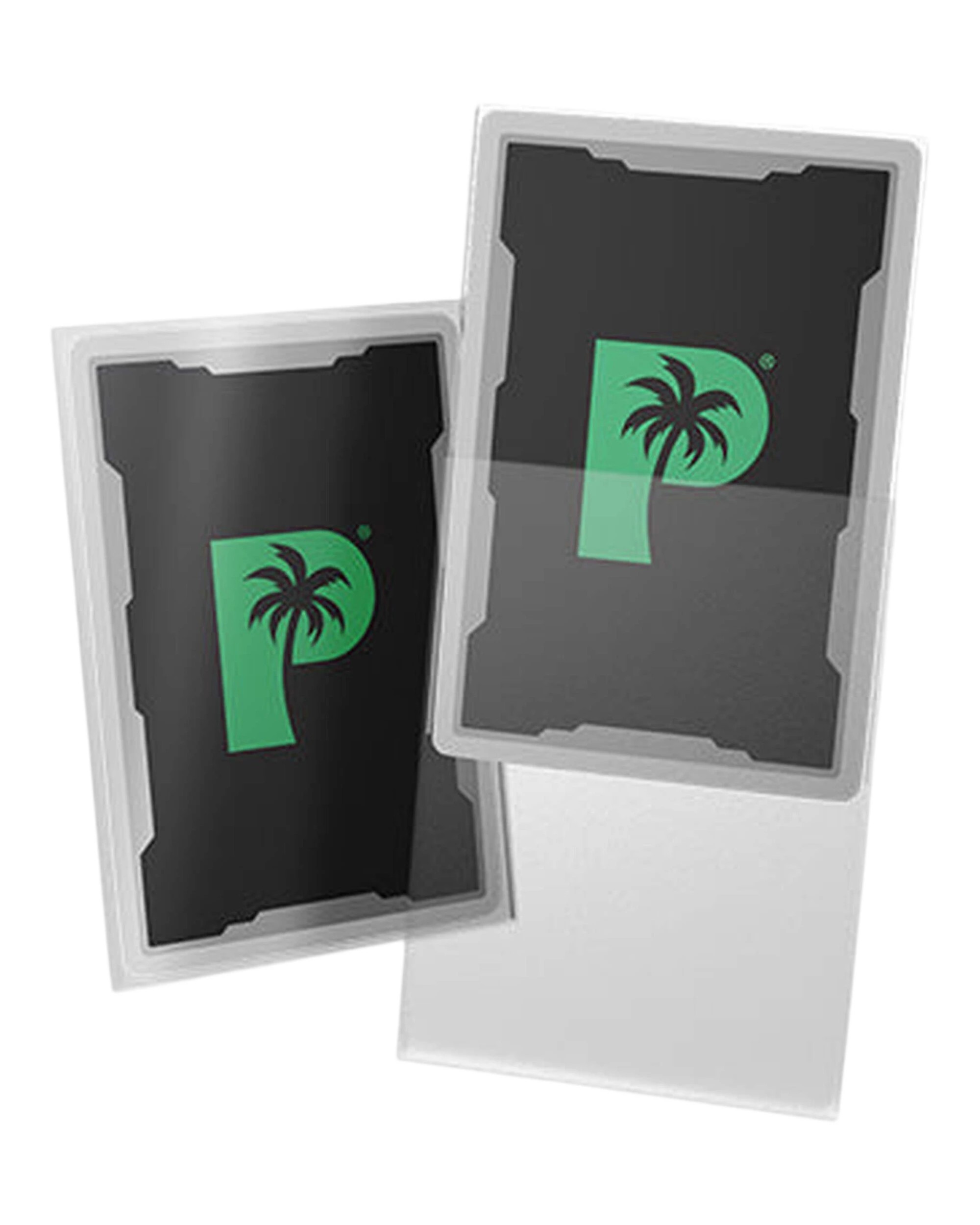 2 Palms Off Gaming Palms Off Standard 100pc Blackout Deck Sleeves Clear Matte, 2 of 3